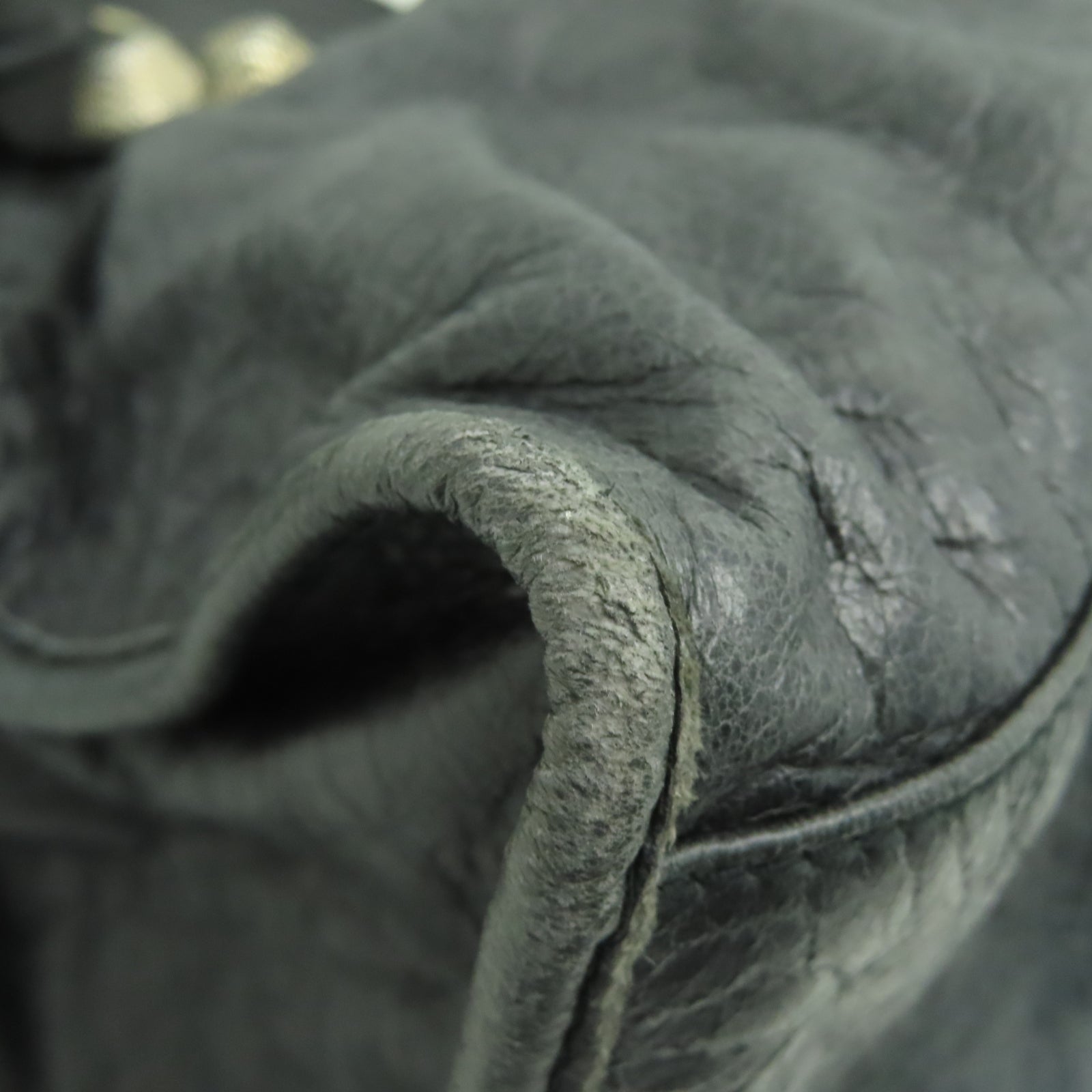 BALENCIAGA 【激減優惠】牛皮皮革Giant Part Time銀扣手挽肩背兩用袋黑色