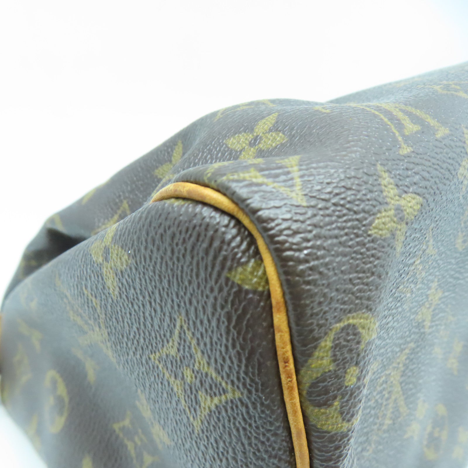LOUIS VUITTON Monogram Speedy 25金扣手挽袋啡色
