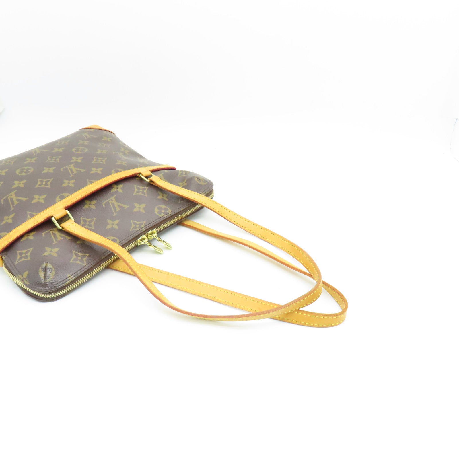 LOUIS VUITTON Monogram Coussin GM金扣肩背袋啡色