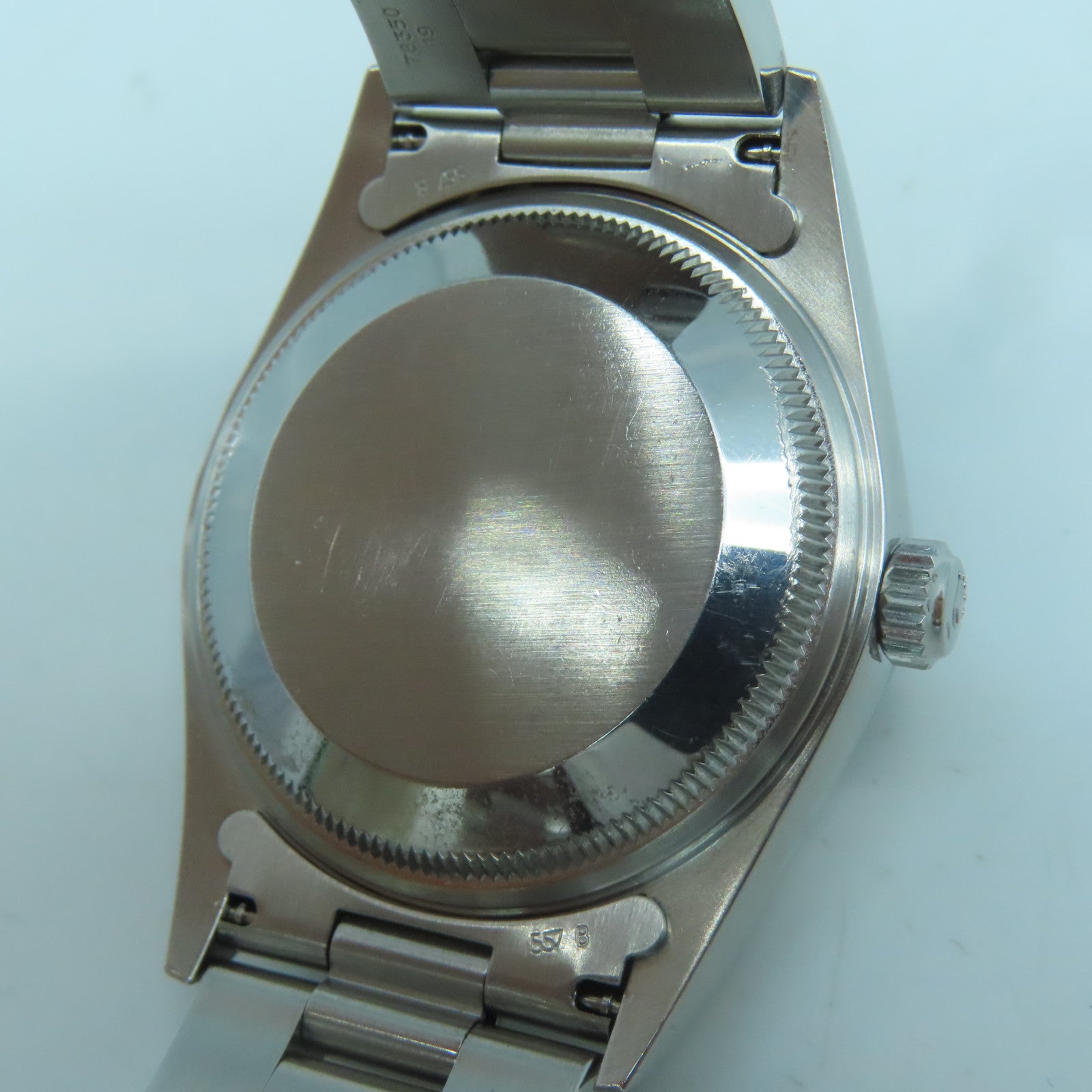 ROLEX Oyster Perpetual Watch不鏽鋼自動機芯手錶藍色/銀色