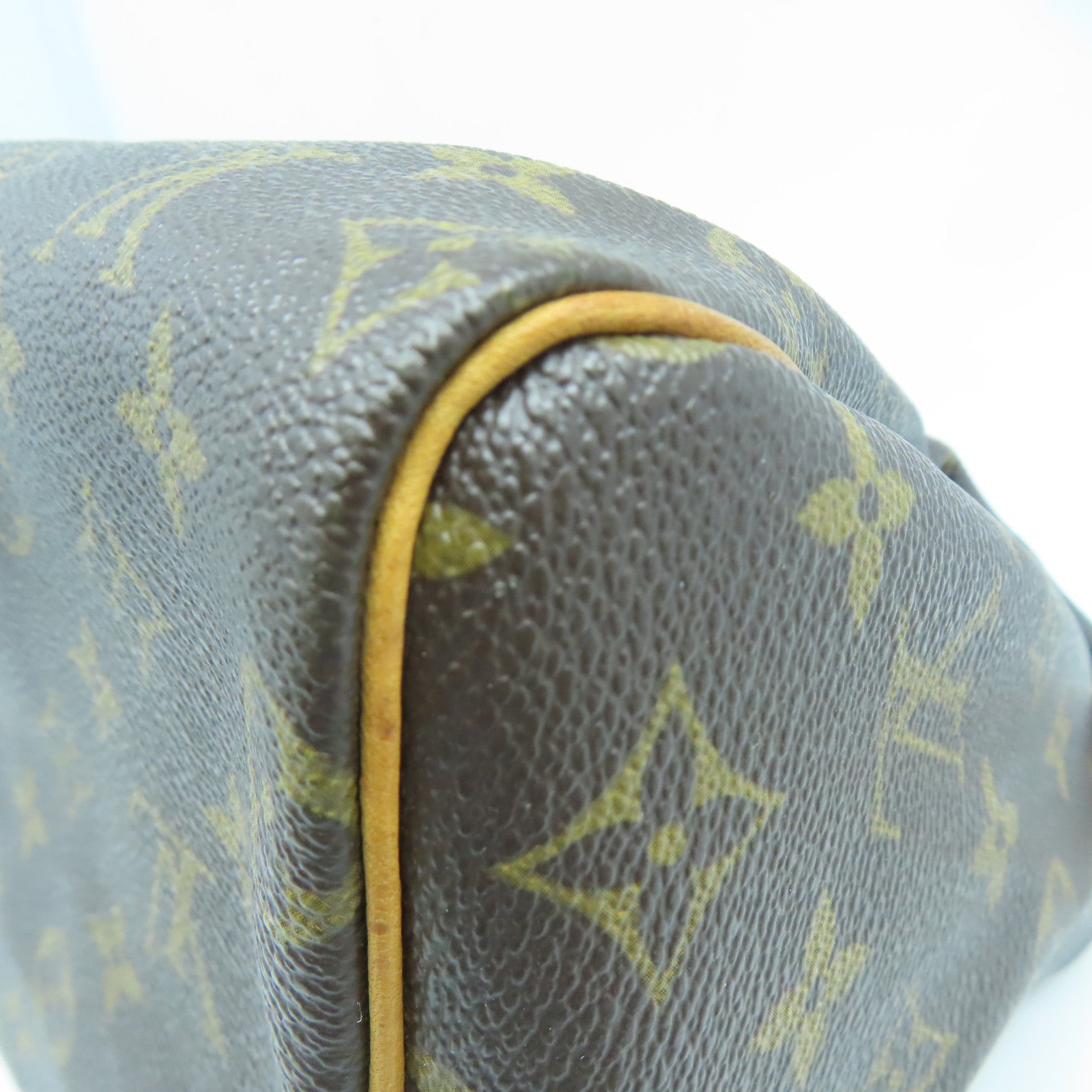 LOUIS VUITTON Monogram Speedy 25金扣手挽袋啡色