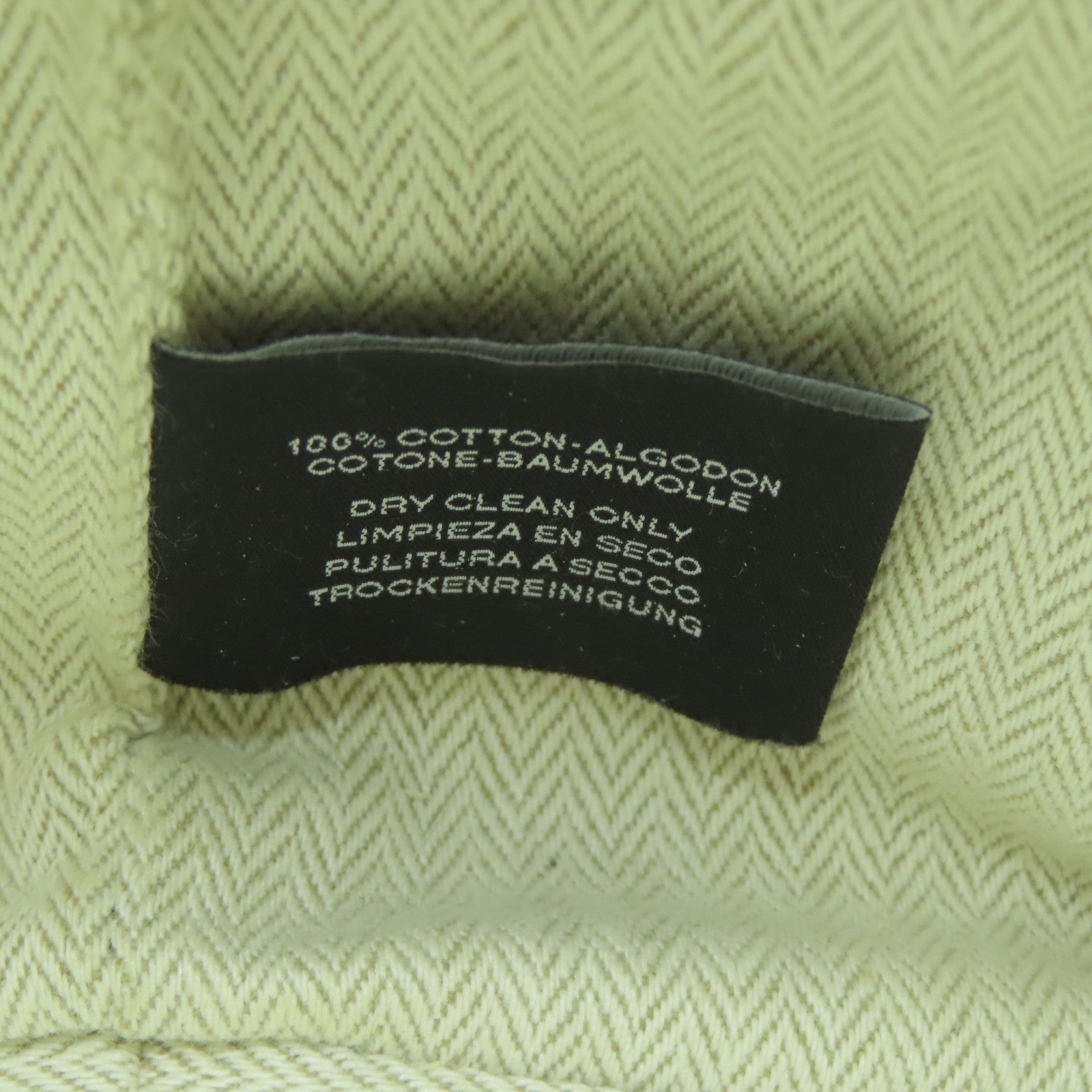 HERMES 帆布Bride-a-Brac銀扣手挽袋米色