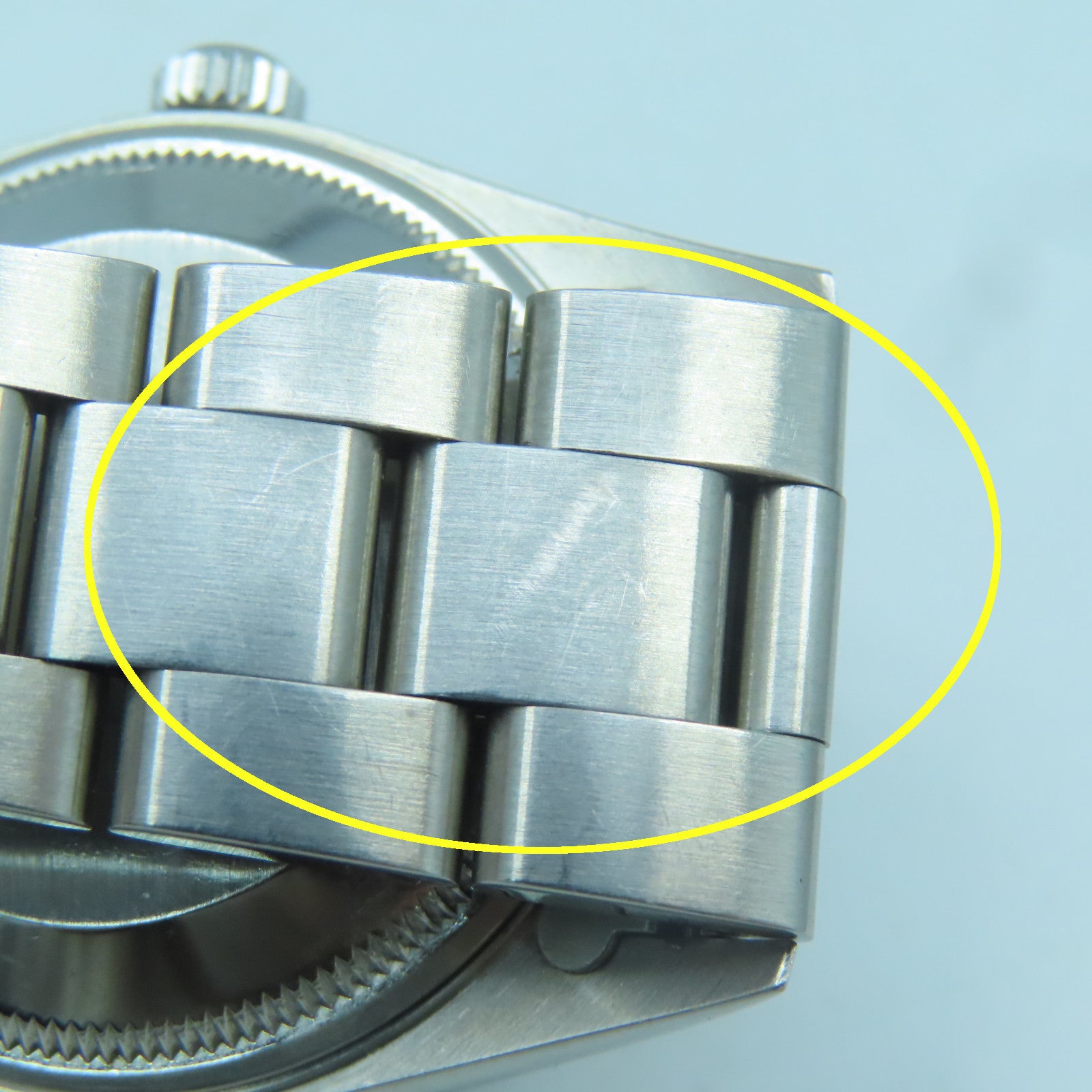 ROLEX Oyster Perpetual Watch不鏽鋼自動機芯手錶藍色/銀色