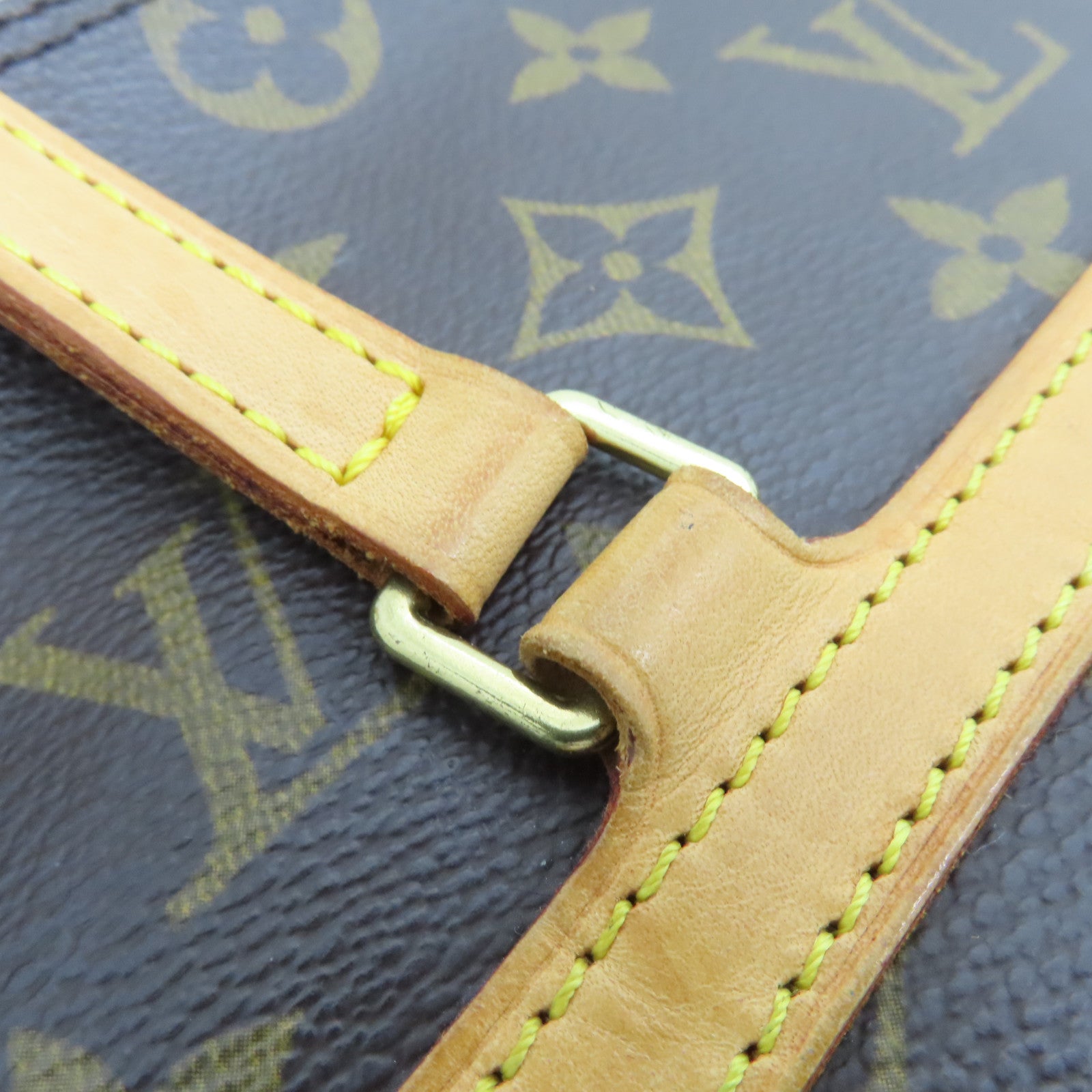 LOUIS VUITTON Monogram Coussin GM金扣肩背袋啡色