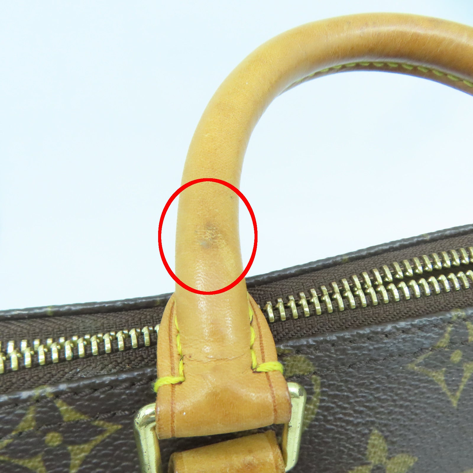 LOUIS VUITTON Monogram Speedy 25金扣手挽袋啡色