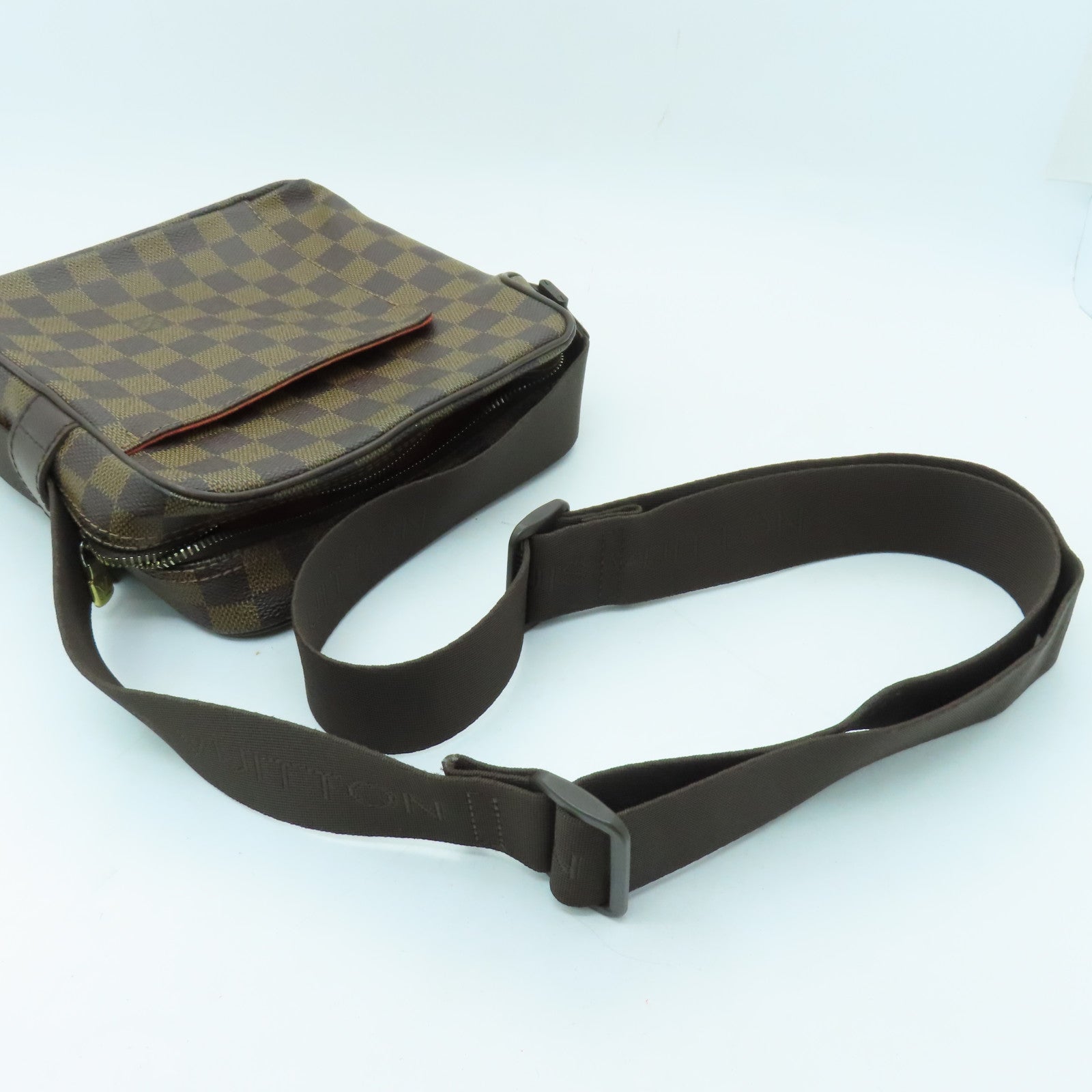 LOUIS VUITTON 【激減優惠】Damier Olav PM肩背袋啡色
