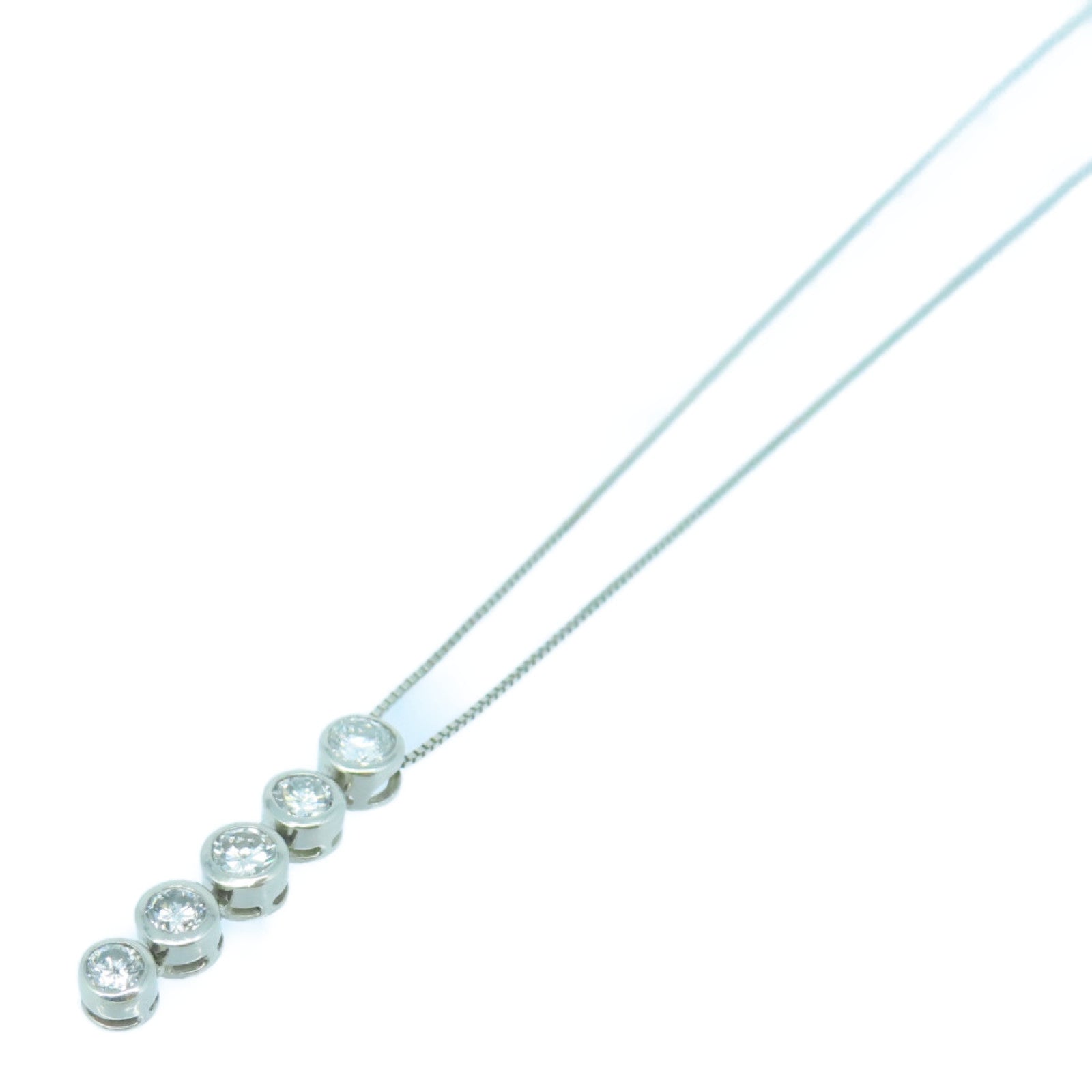 JEWELRY 【激減優惠】850PT/900PT鉑金Diamond Necklace1.06ct鑽石手鏈