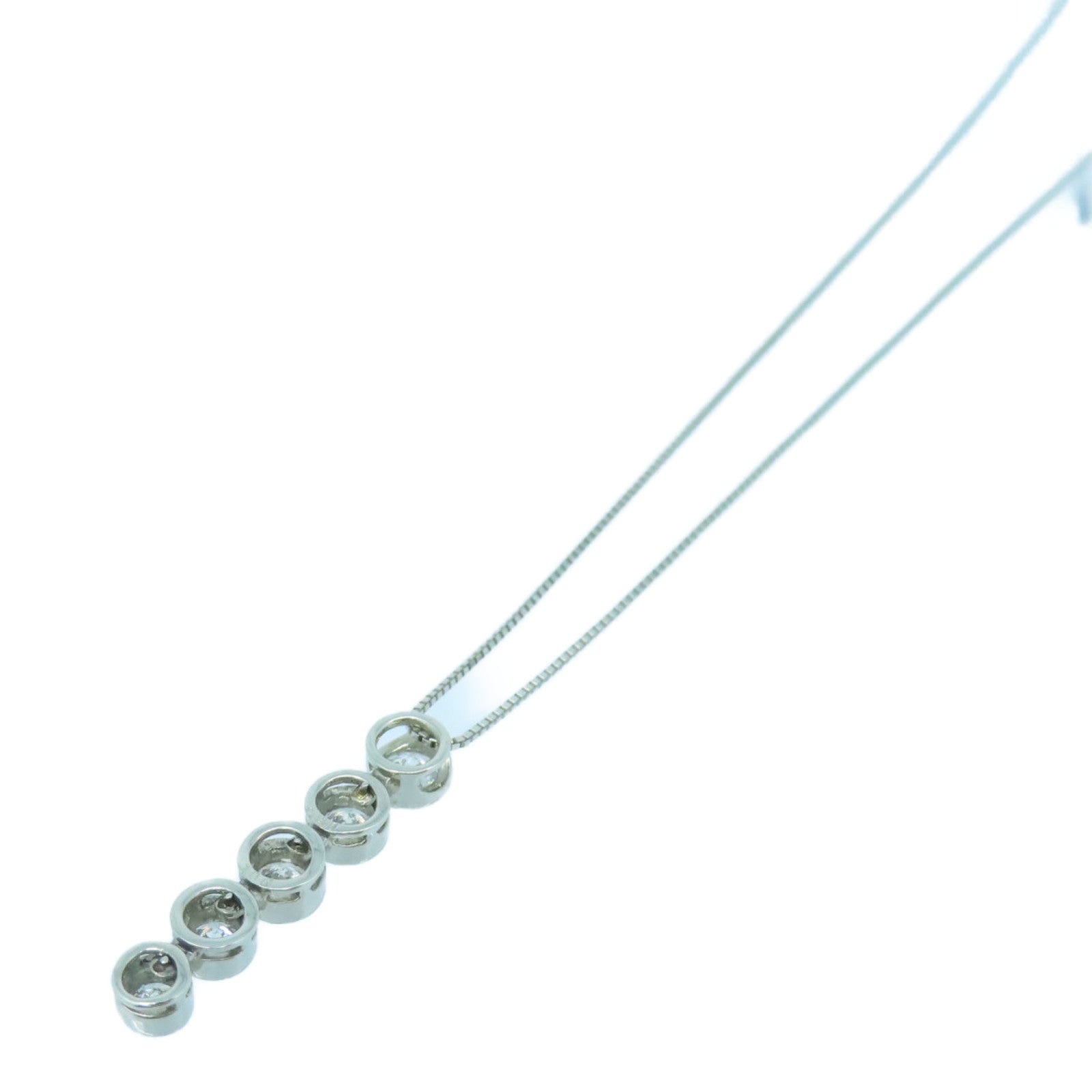 JEWELRY 【激減優惠】850PT/900PT鉑金Diamond Necklace1.06ct鑽石手鏈