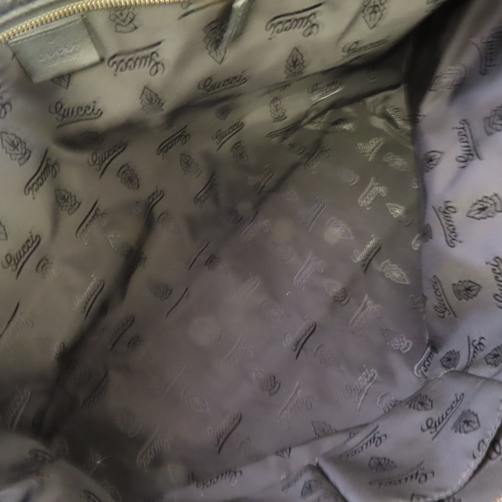 GUCCI 牛皮皮革Tote Bag黑色