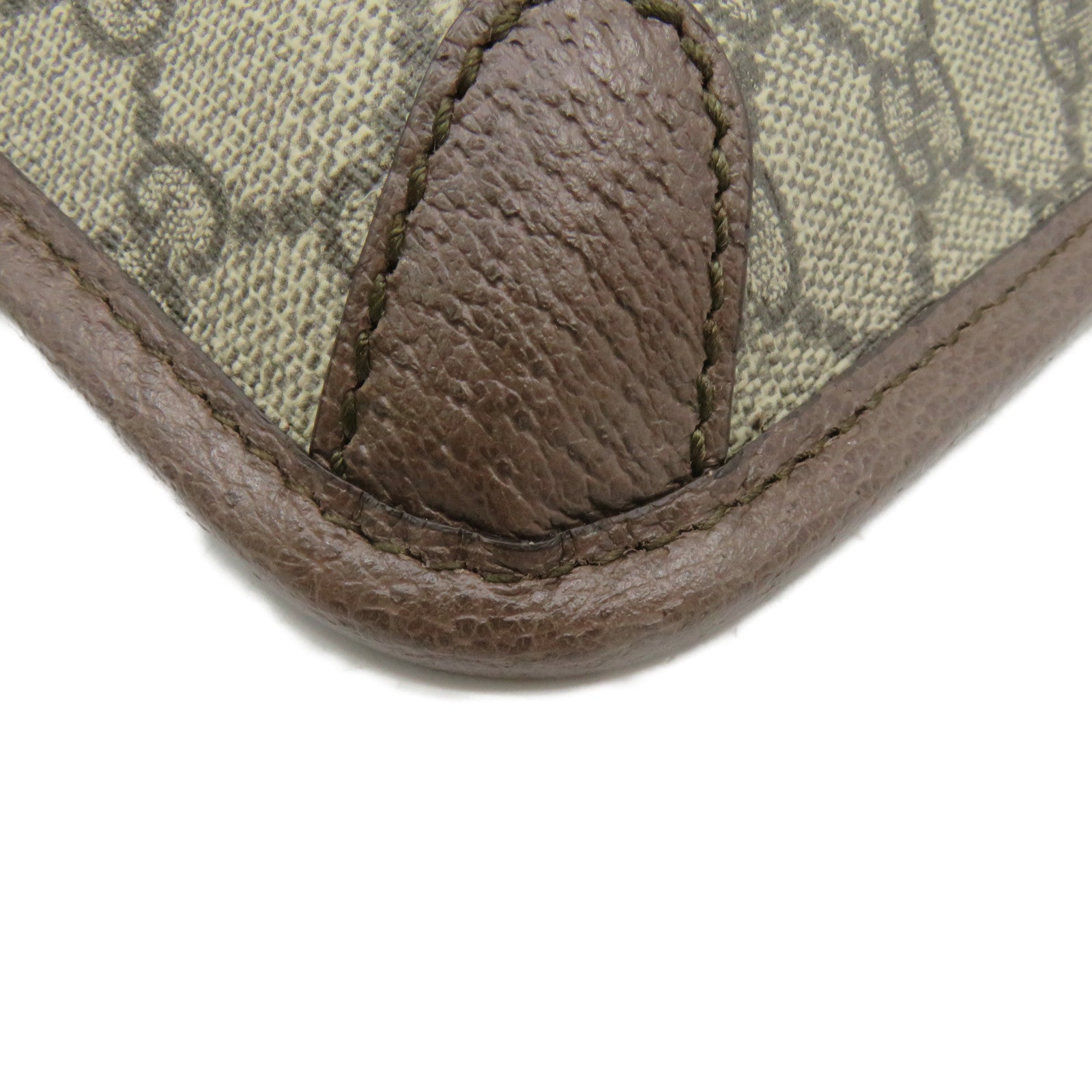 GUCCI Coated Canvas Neo Vintage GG Supreme Waist Bag Brown