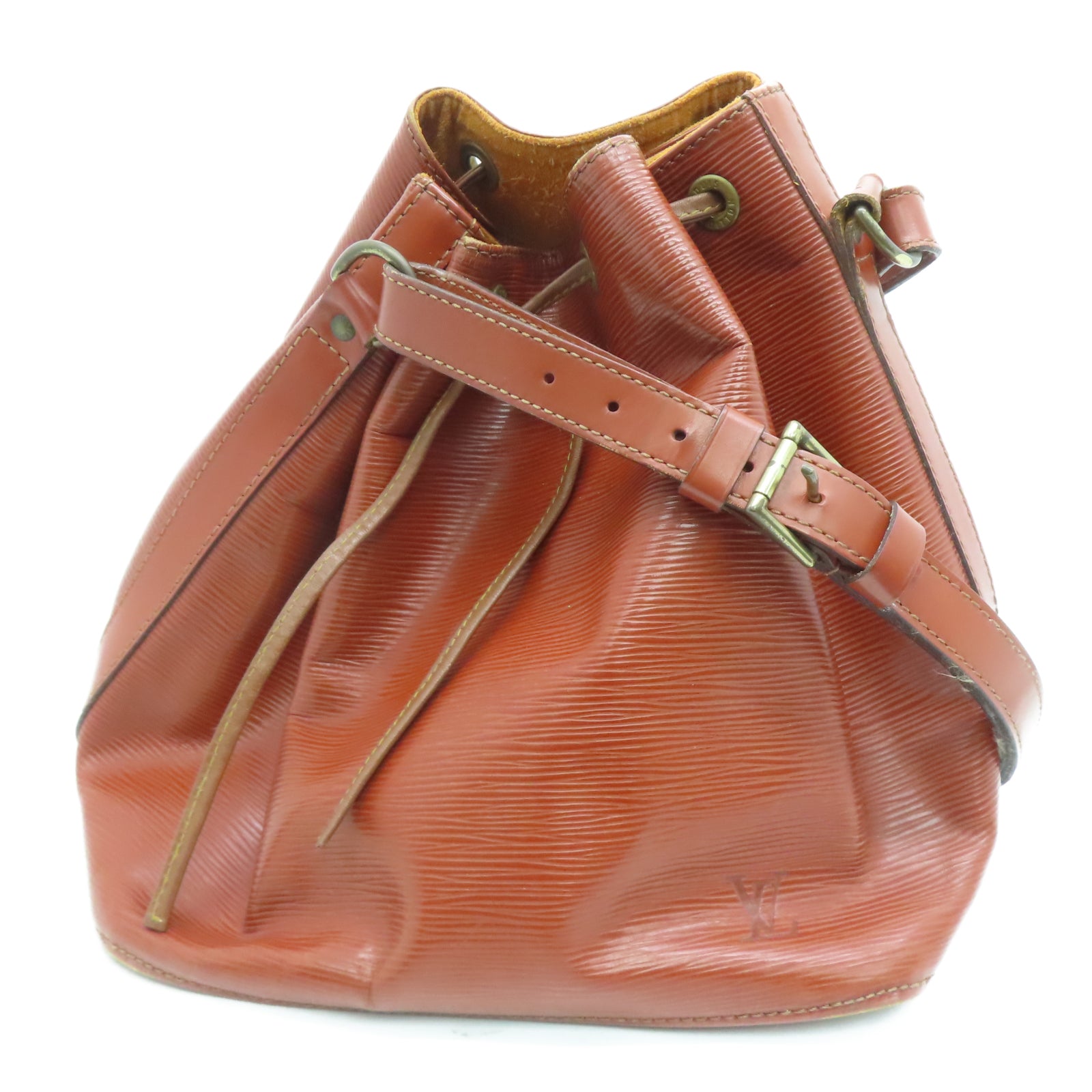 LOUIS VUITTON 【激減優惠】Epi皮革Noe金扣肩背袋棕色