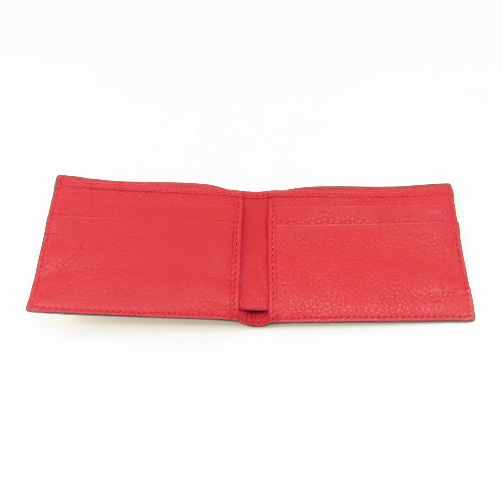 GUCCI 牛皮皮革Short Wallet短錢包紅色