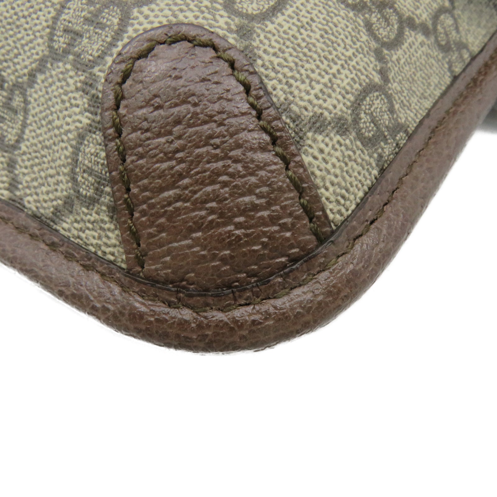 GUCCI Coated Canvas Neo Vintage GG Supreme Waist Bag Brown