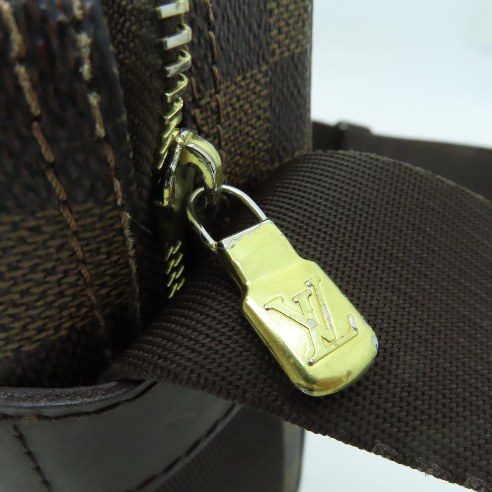 LOUIS VUITTON 【激減優惠】Damier Olav PM肩背袋啡色