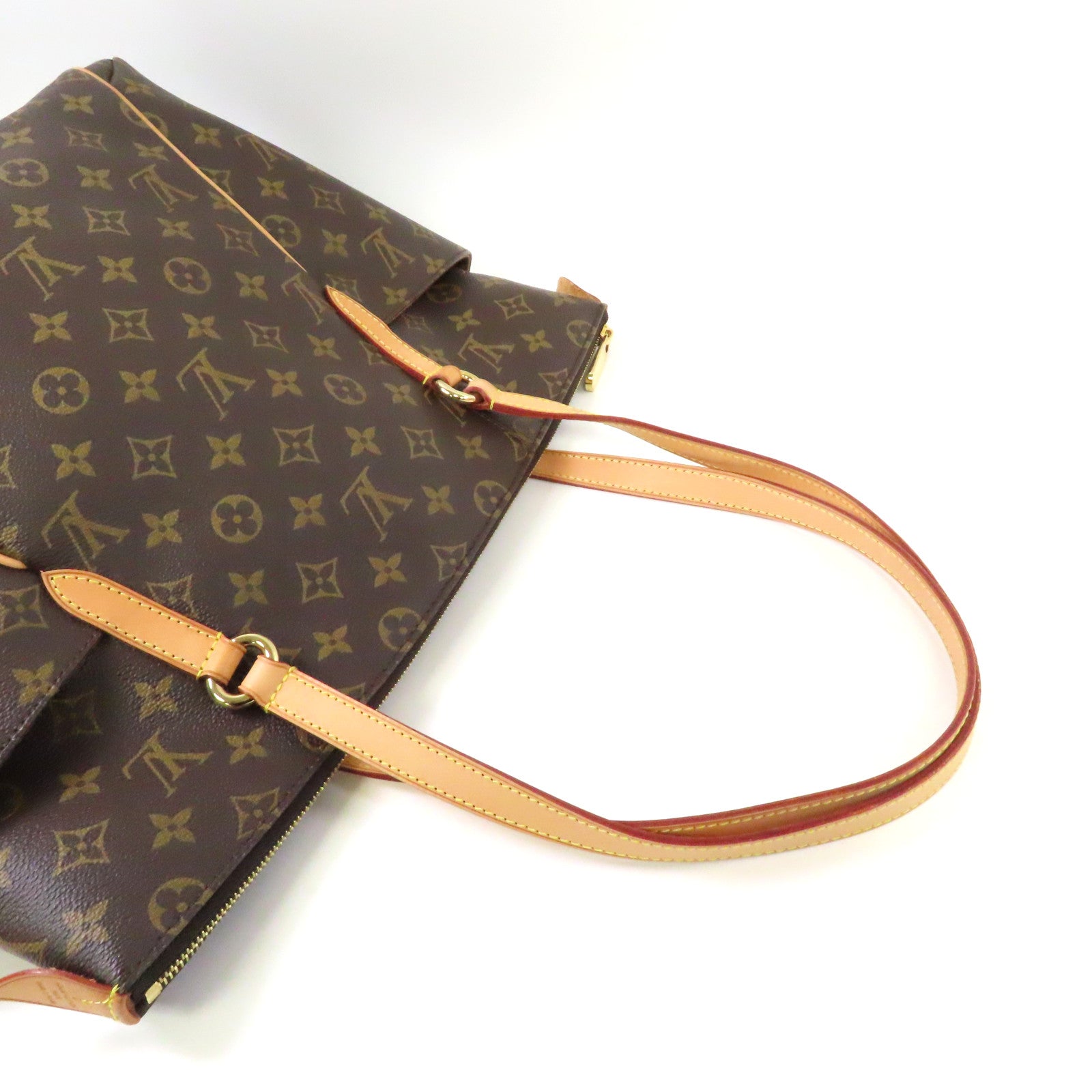 LOUIS VUITTON Monogram Totally MM金扣肩背袋啡色