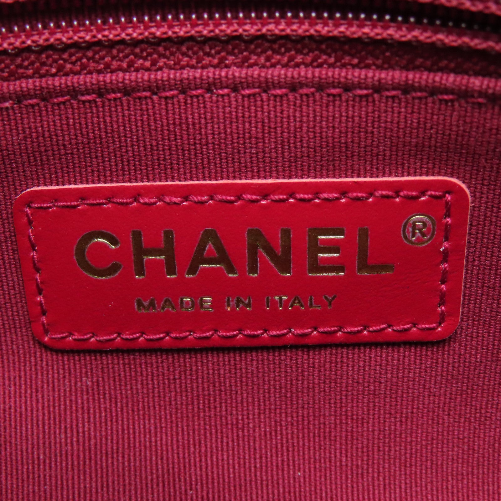 CHANEL 菱格羊皮皮革Chain Shoulder Bag金扣链带肩背袋黑色
