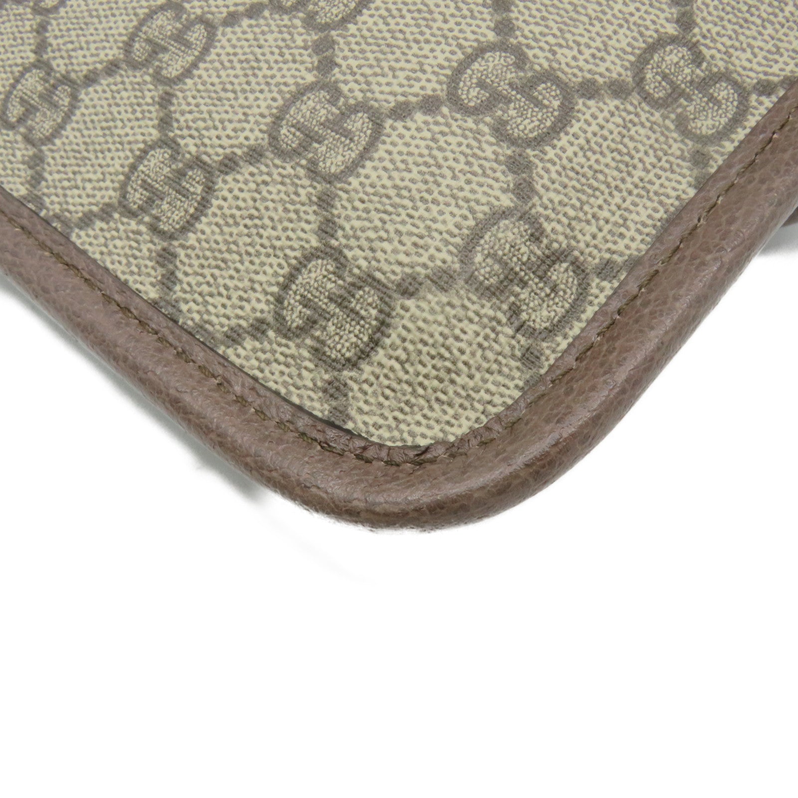 GUCCI Coated Canvas Neo Vintage GG Supreme Waist Bag Brown