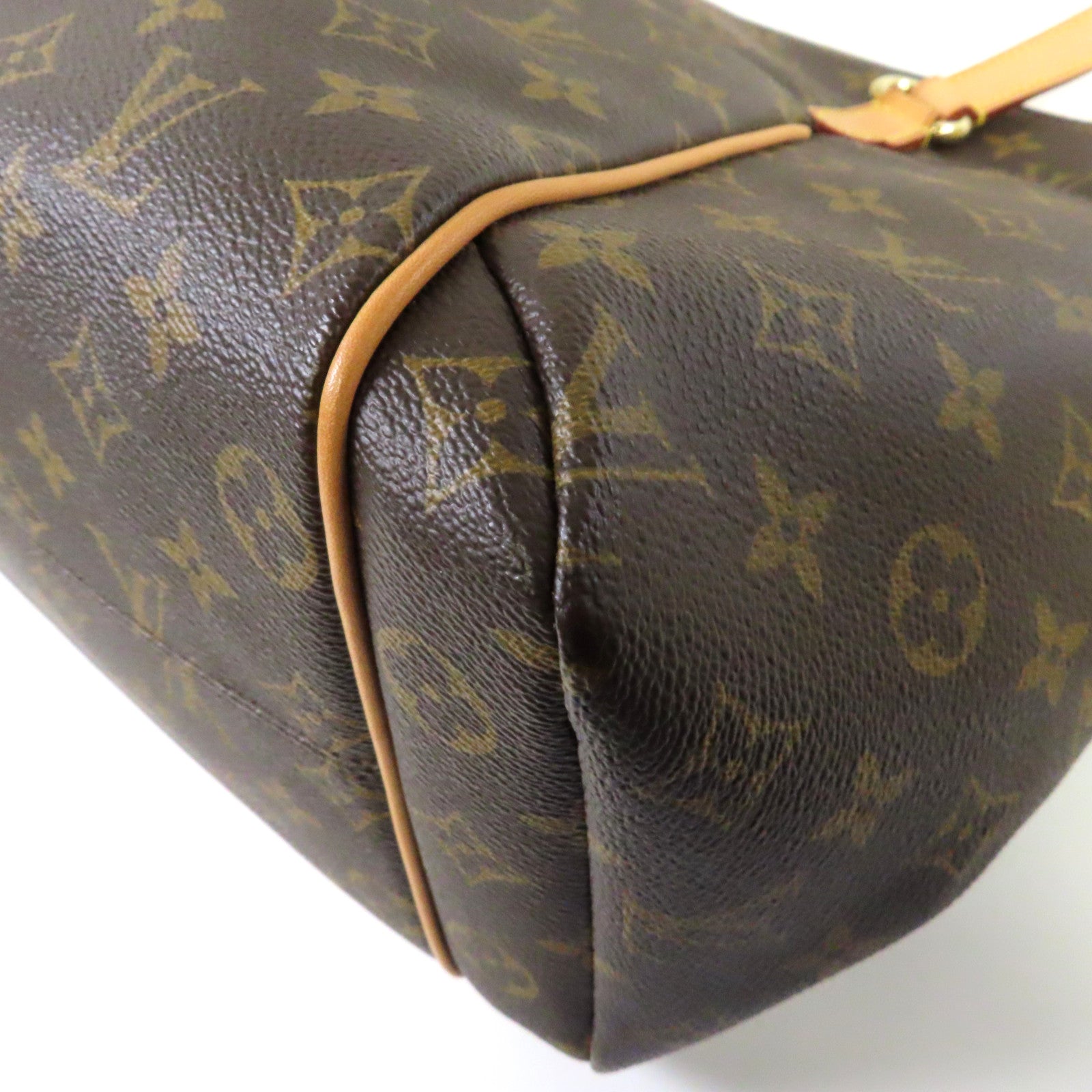 LOUIS VUITTON Monogram Totally MM金扣肩背袋啡色