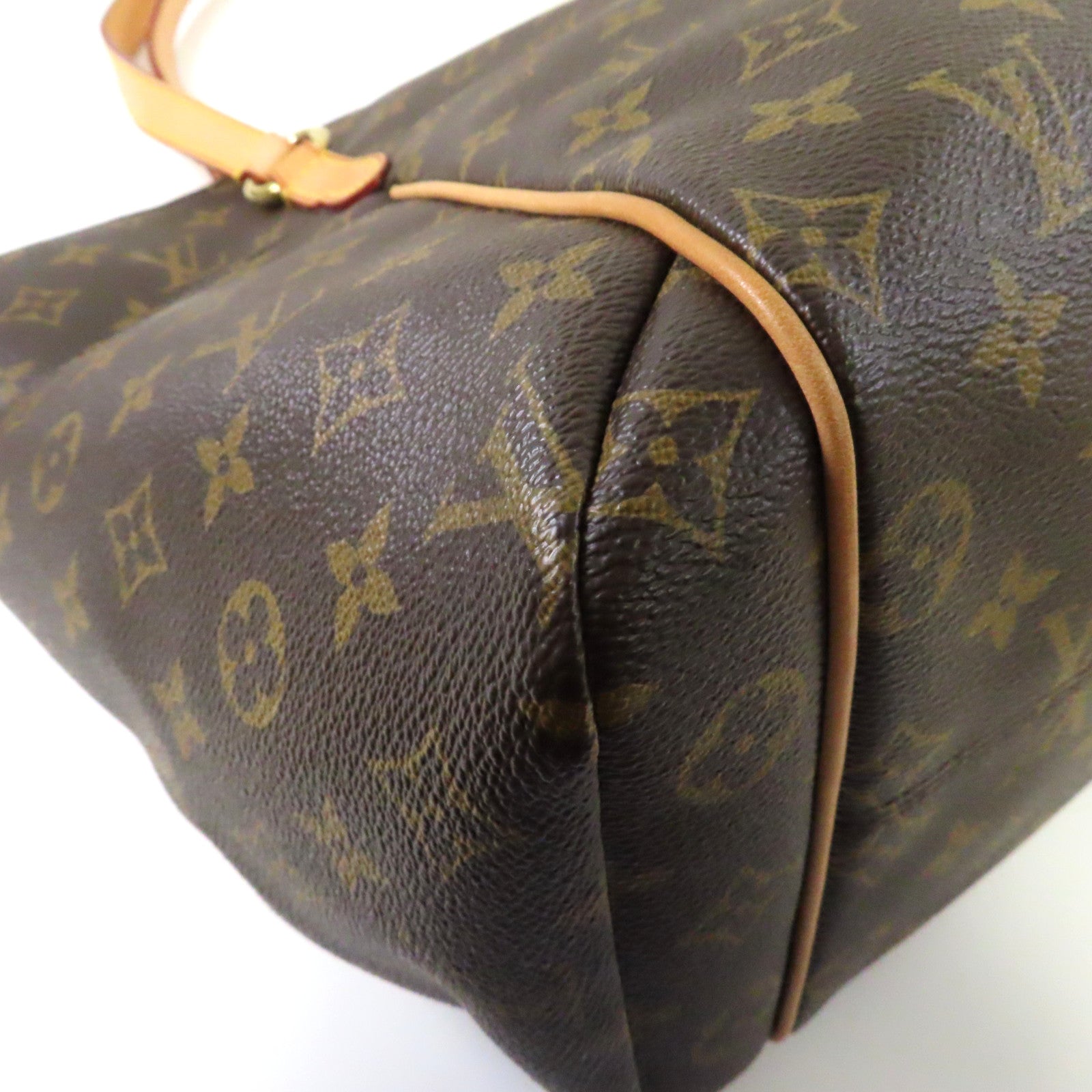 LOUIS VUITTON Monogram Totally MM金扣肩背袋啡色