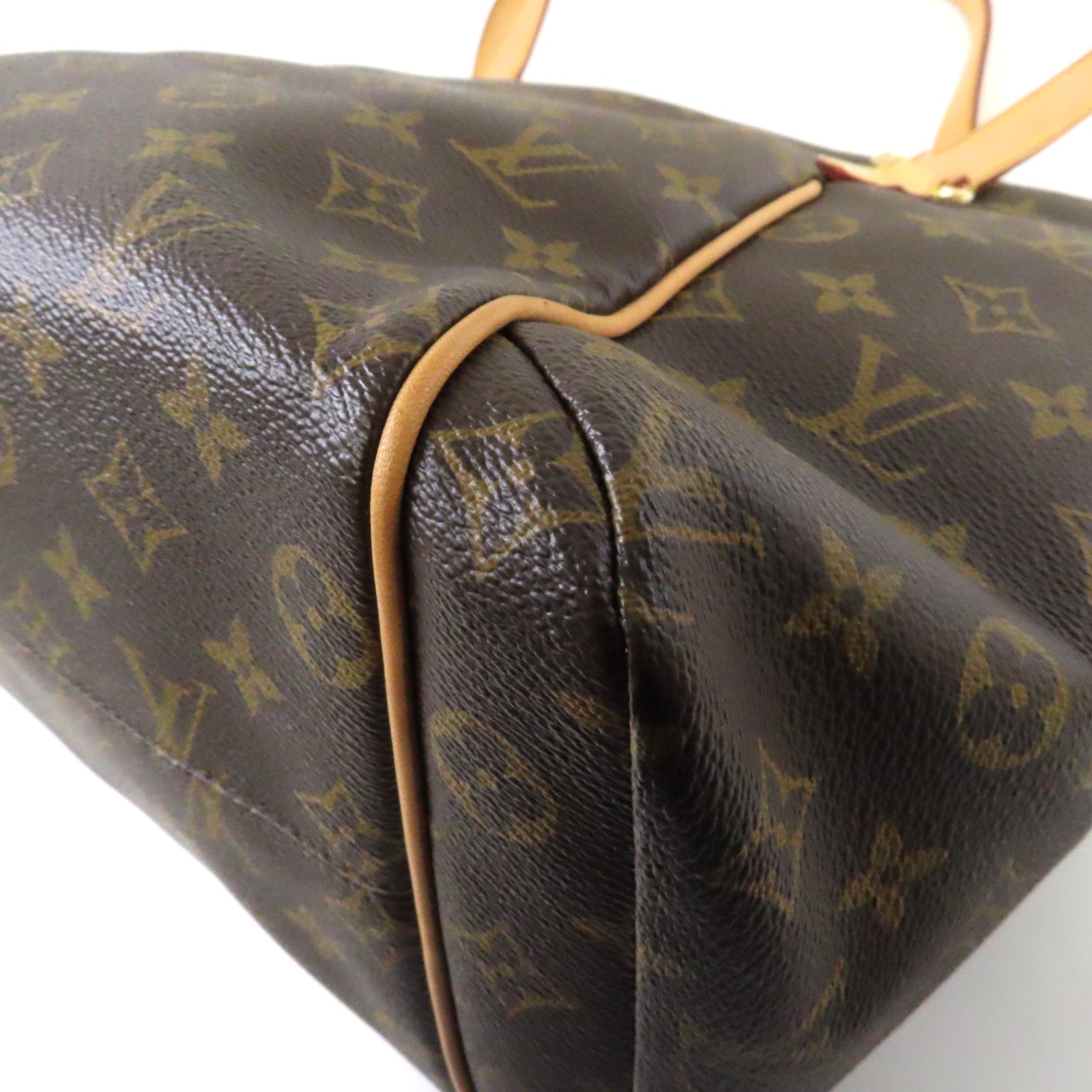 LOUIS VUITTON Monogram Totally MM金扣肩背袋啡色