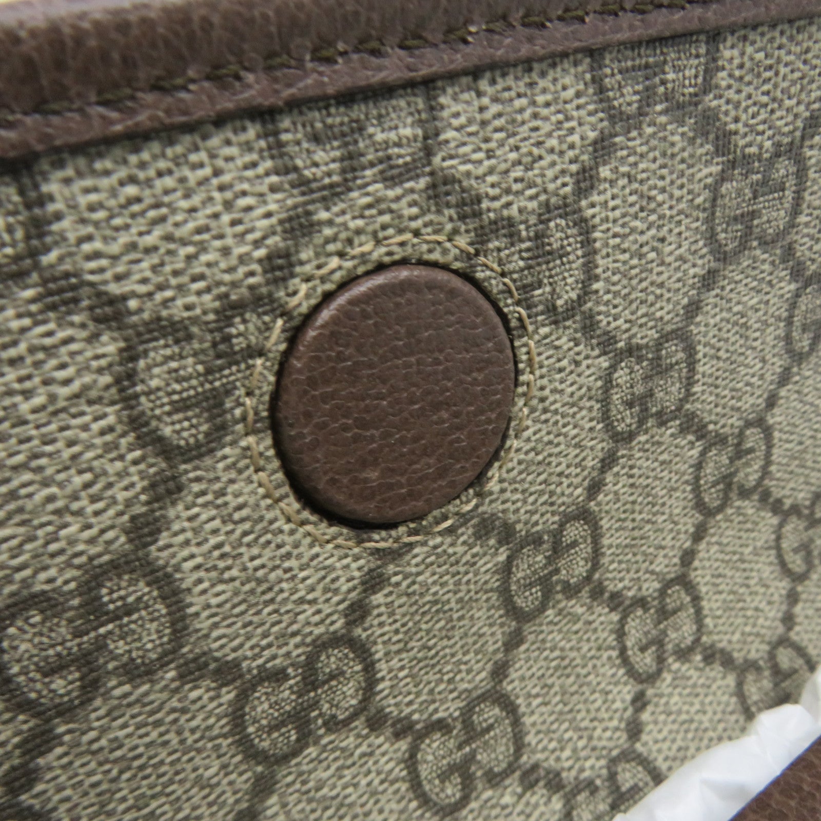 GUCCI Coated Canvas Neo Vintage GG Supreme Waist Bag Brown