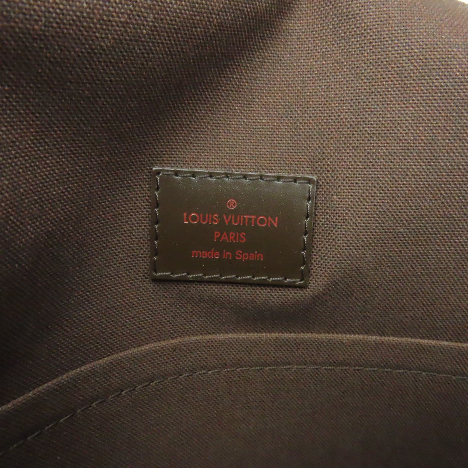LOUIS VUITTON Damier Brooklyn MM金扣肩背袋啡色