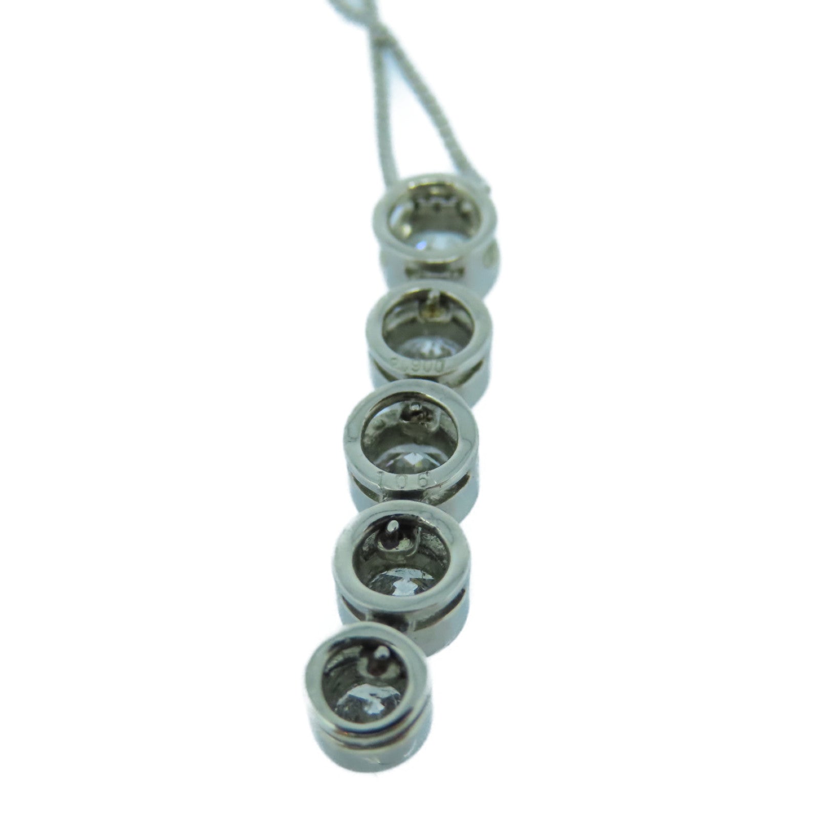 JEWELRY 【激減優惠】850PT/900PT鉑金Diamond Necklace1.06ct鑽石手鏈