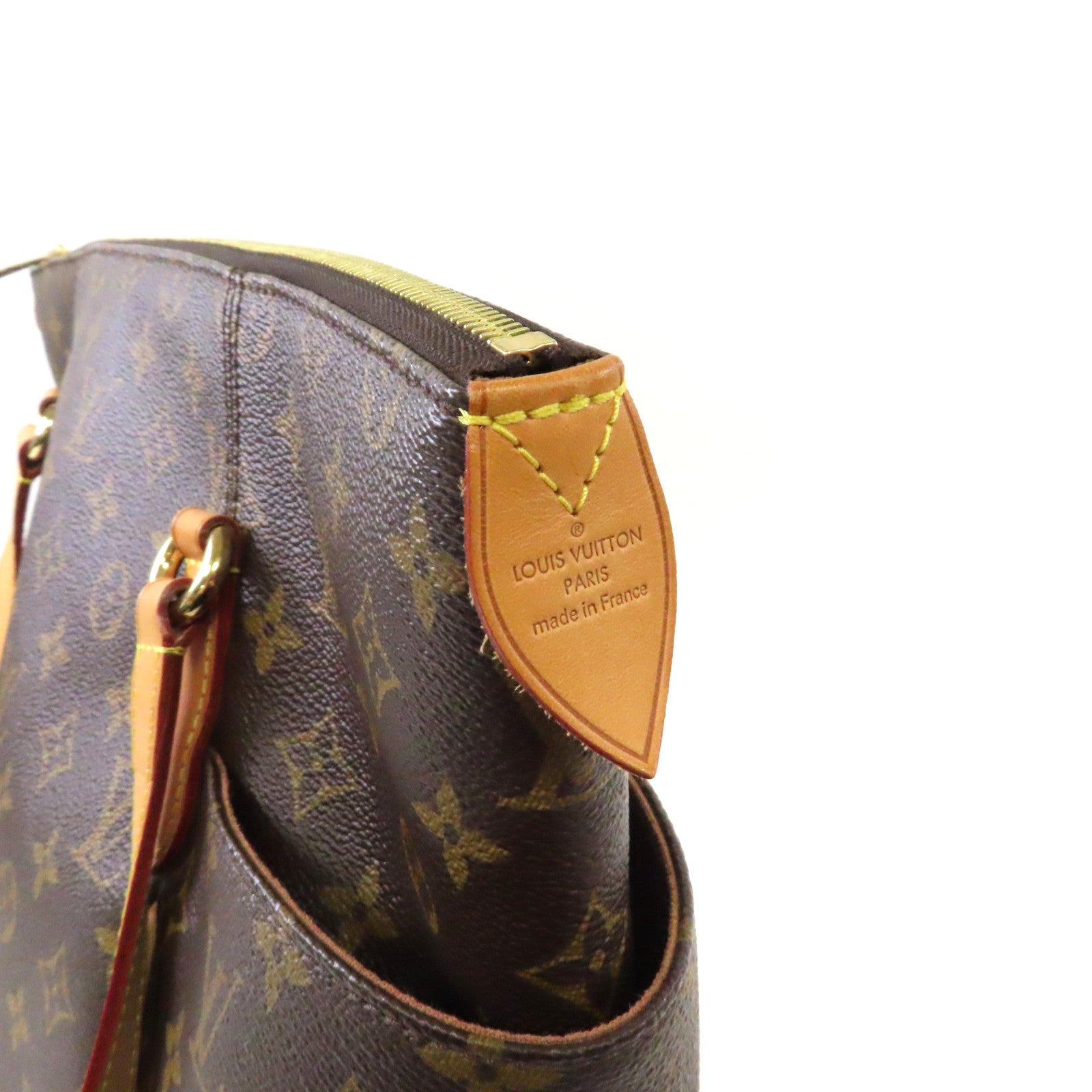 LOUIS VUITTON Monogram Totally MM金扣肩背袋啡色