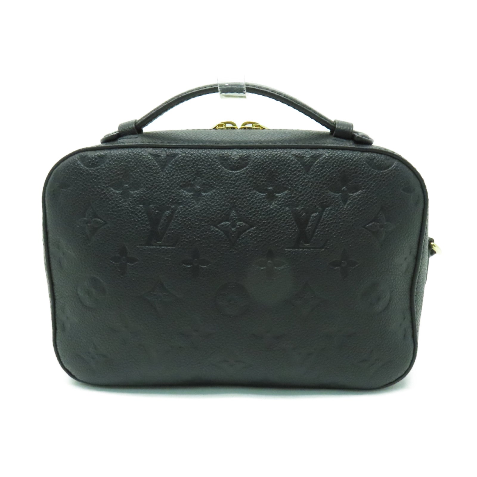 LOUIS VUITTON Monogram Empreinte Saintonge金扣肩背袋黑色