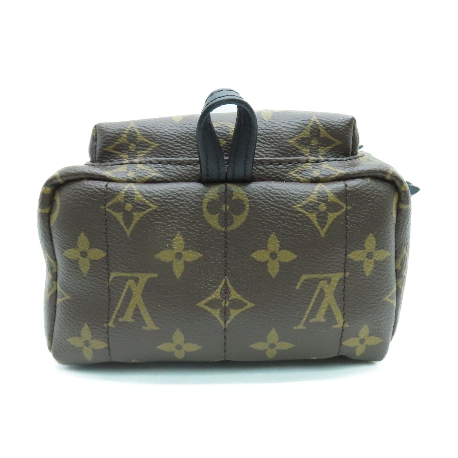 LOUIS VUITTON Monogram Palm Springs Mini金扣背包棕色