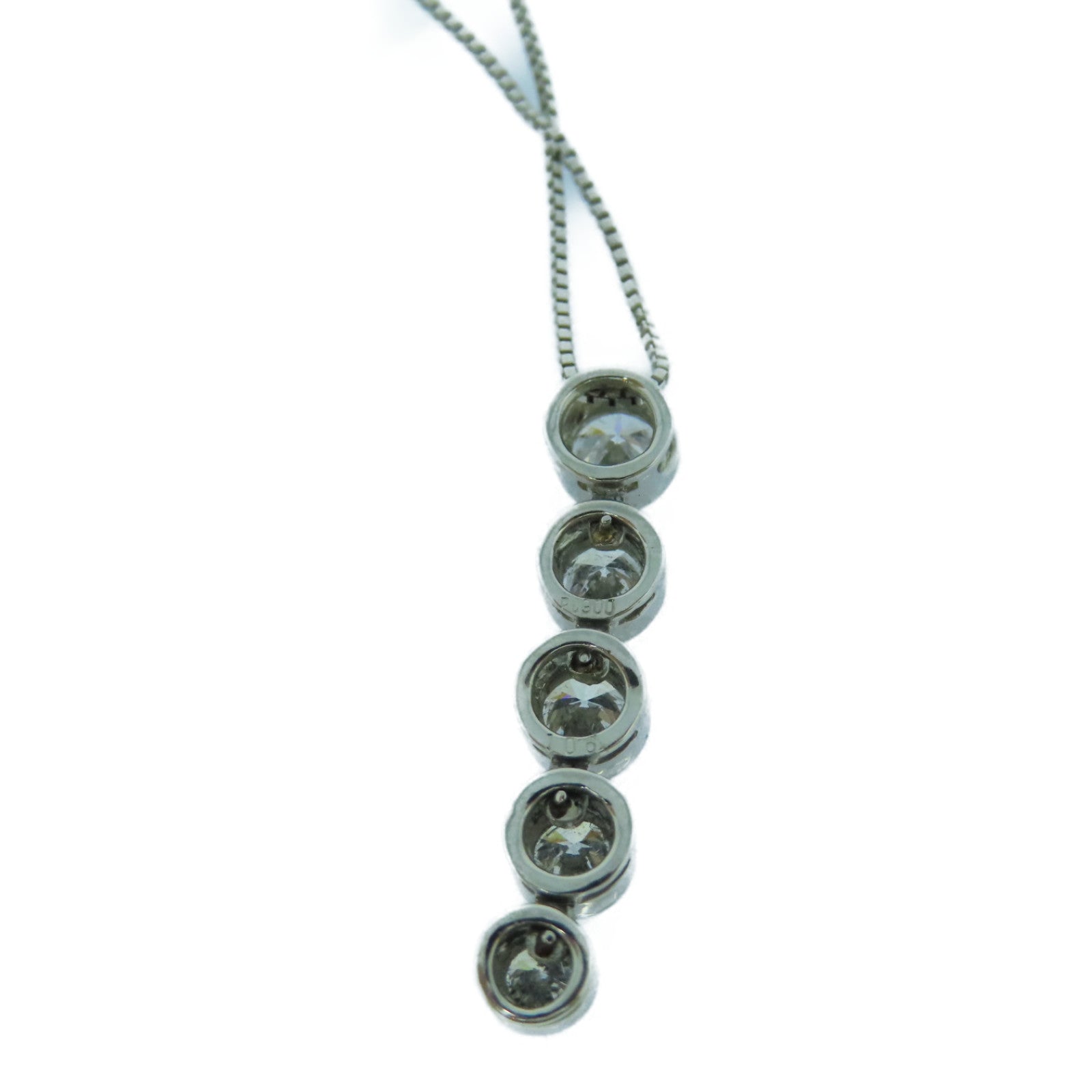 JEWELRY 【激減優惠】850PT/900PT鉑金Diamond Necklace1.06ct鑽石手鏈