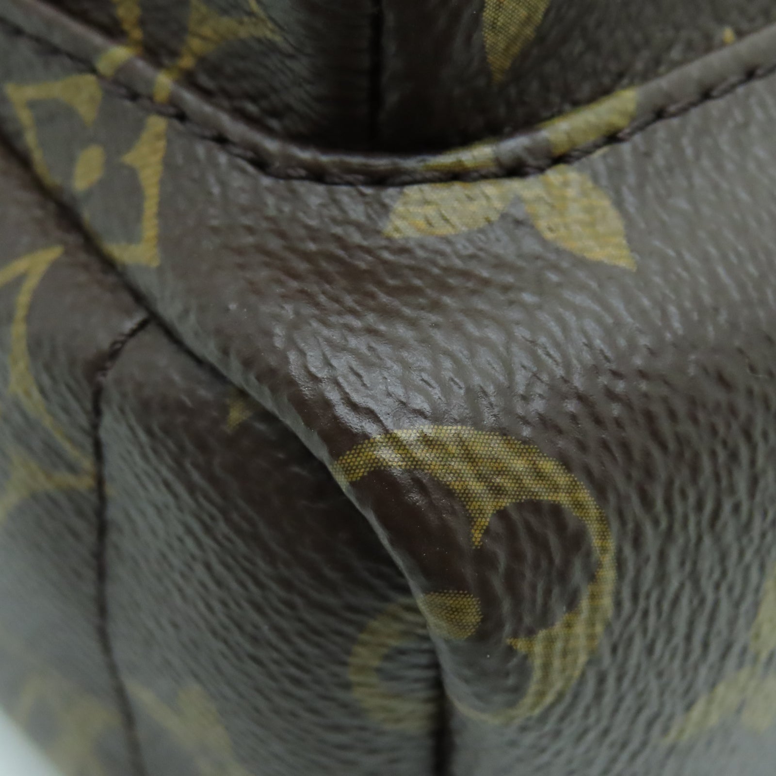 LOUIS VUITTON Monogram Palm Springs Mini金扣背包棕色