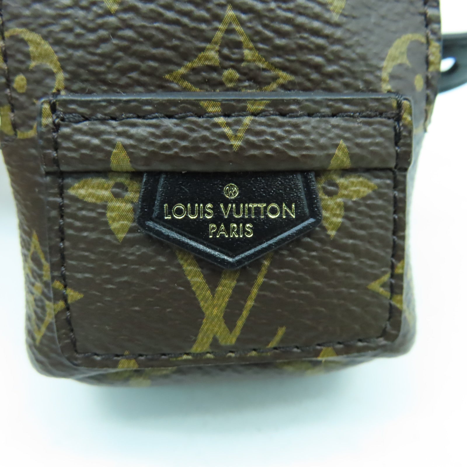 LOUIS VUITTON Monogram Party Palm Springs金扣手鐲啡色