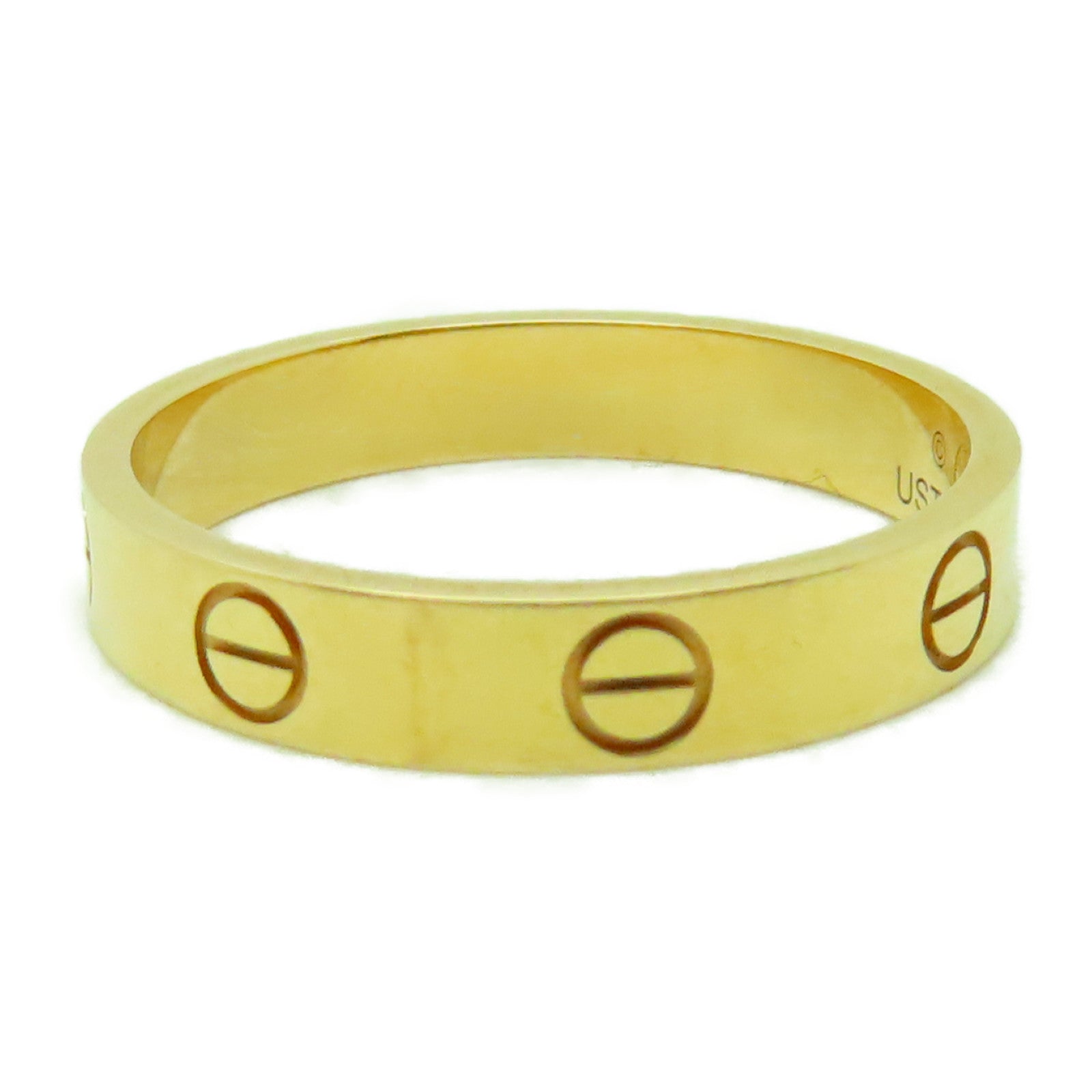 CARTIER 18K玫瑰金Love Ring戒指US#7.75 Cartier#57