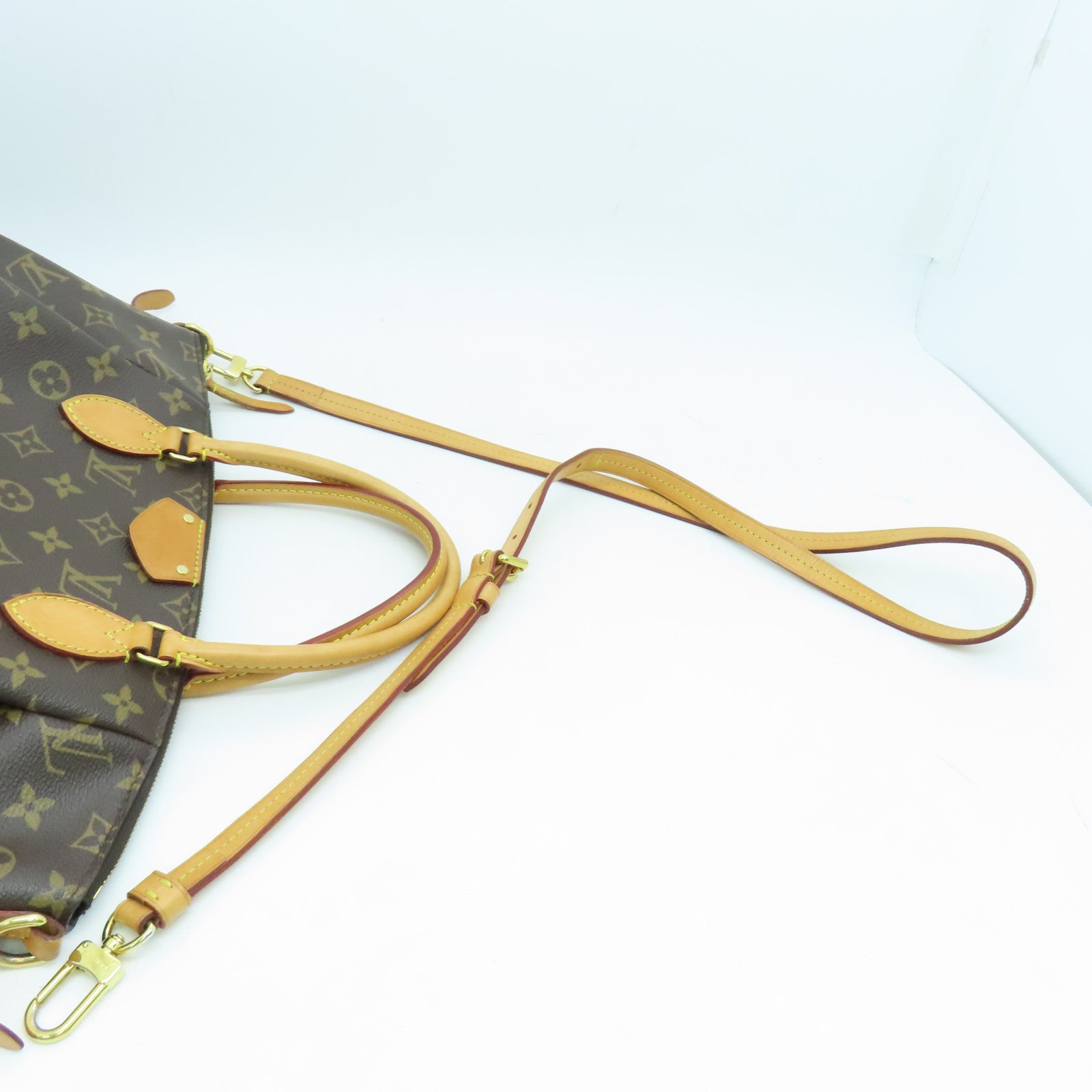 LOUIS VUITTON Monogram Turenne MM Shoulder Bag金扣手挽肩背两用袋啡色