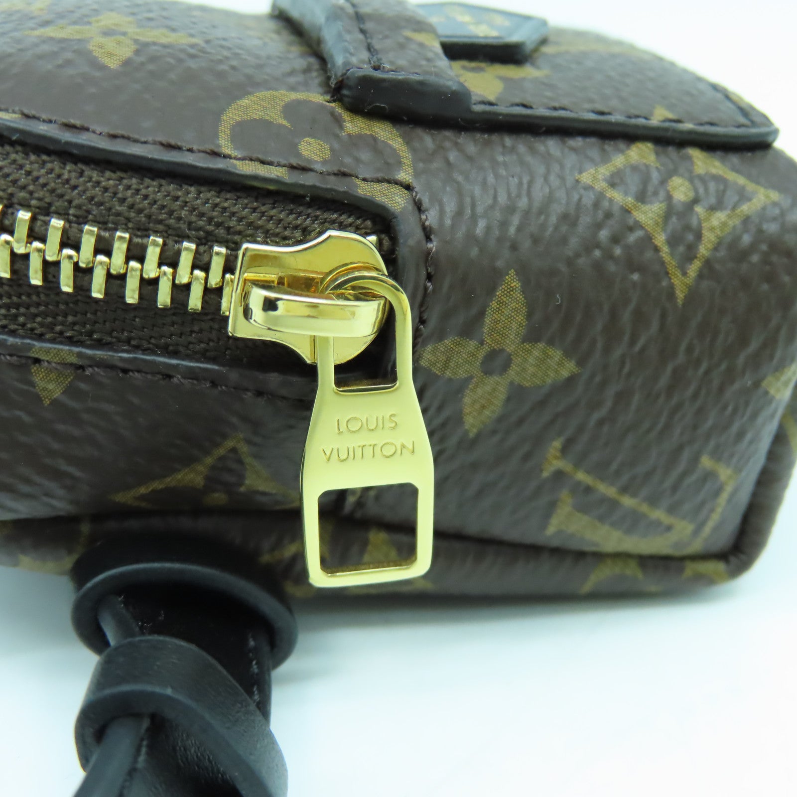 LOUIS VUITTON Monogram Party Palm Springs金扣手鐲啡色
