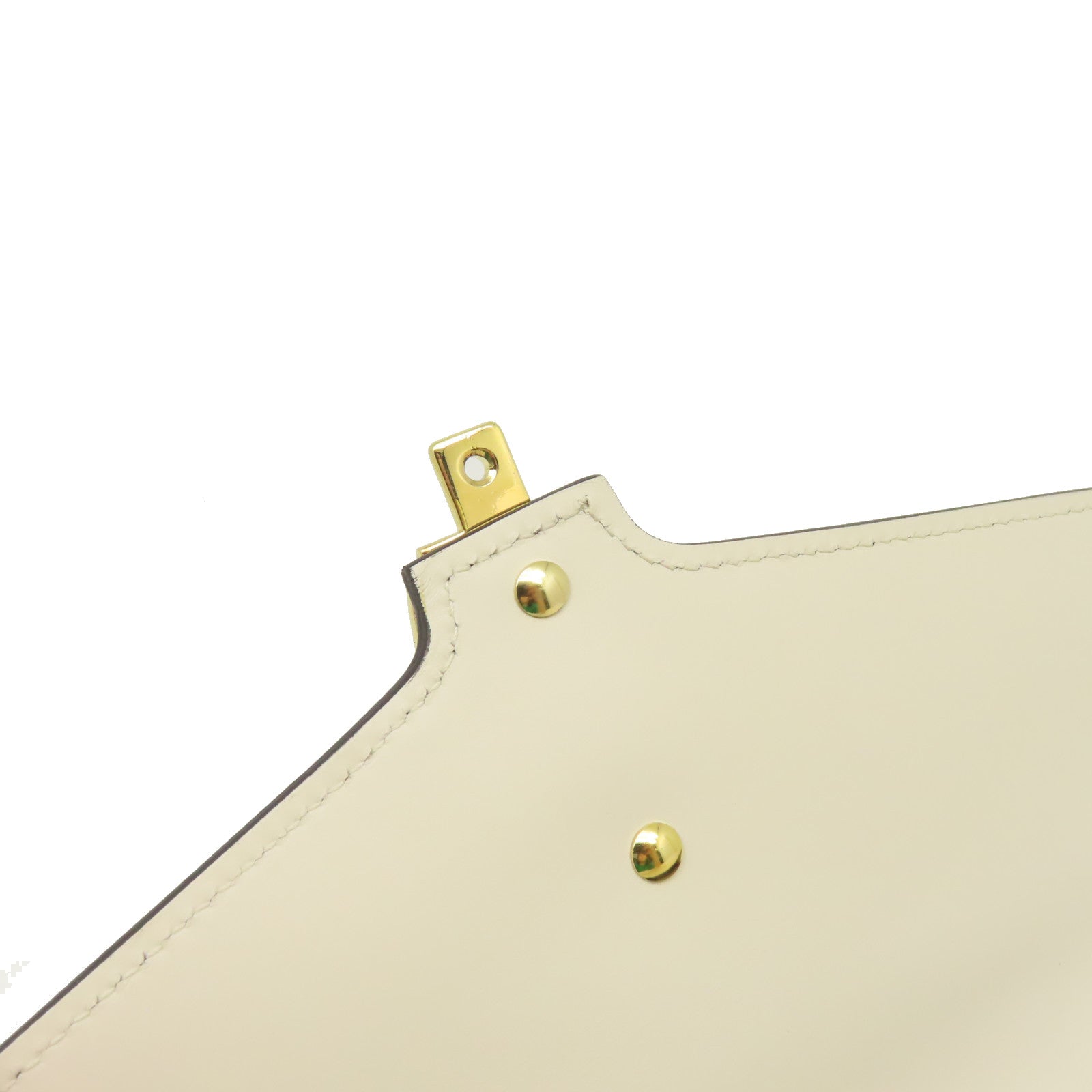 GUCCI 【激減優惠】牛皮皮革Sylvie Small Shoulder Bag金扣肩背袋米白色