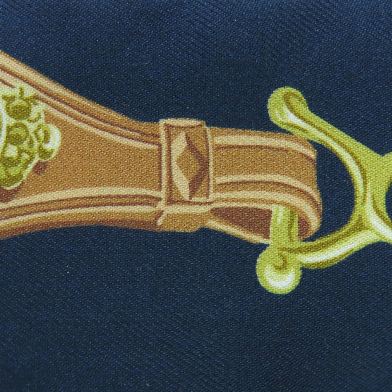 HERMES 絲質Twilly絲巾藍色