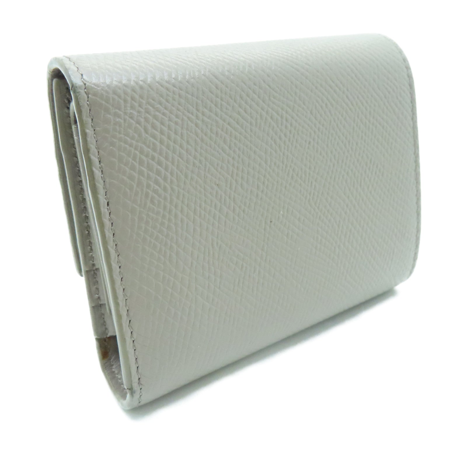 CELINE 【激減優惠】牛皮皮革Fold Wallet金扣錢包灰色