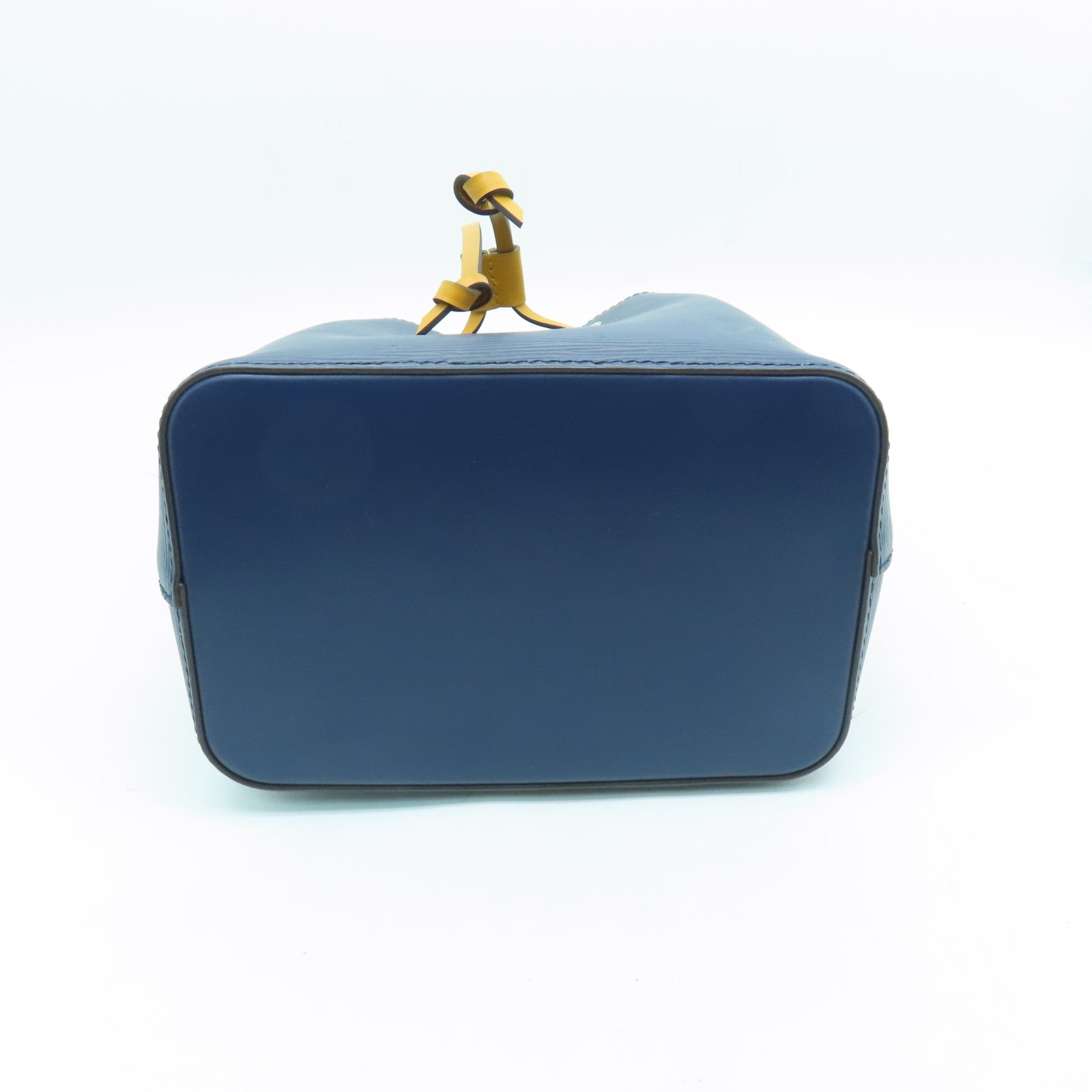 LOUIS VUITTON Epi Neo Noe BB銀扣手挽肩背兩用袋深藍色/橙色