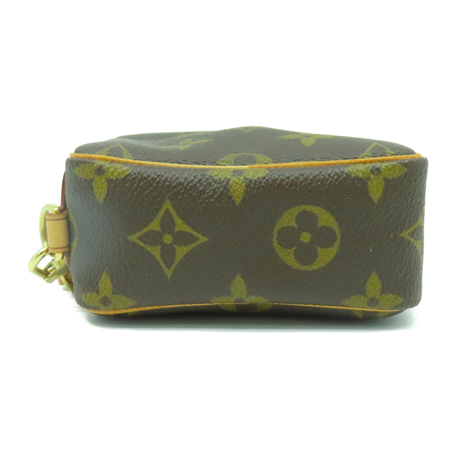 LOUIS VUITTON Monogram Trousse Wapiti Pouch金扣手拿包啡色