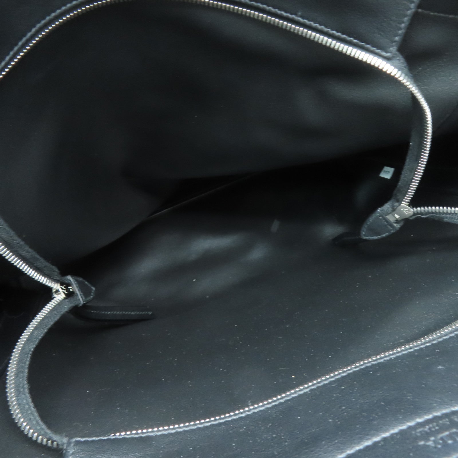 PRADA 牛皮皮革Tote Bag銀扣手挽肩背兩用袋灰色/白色