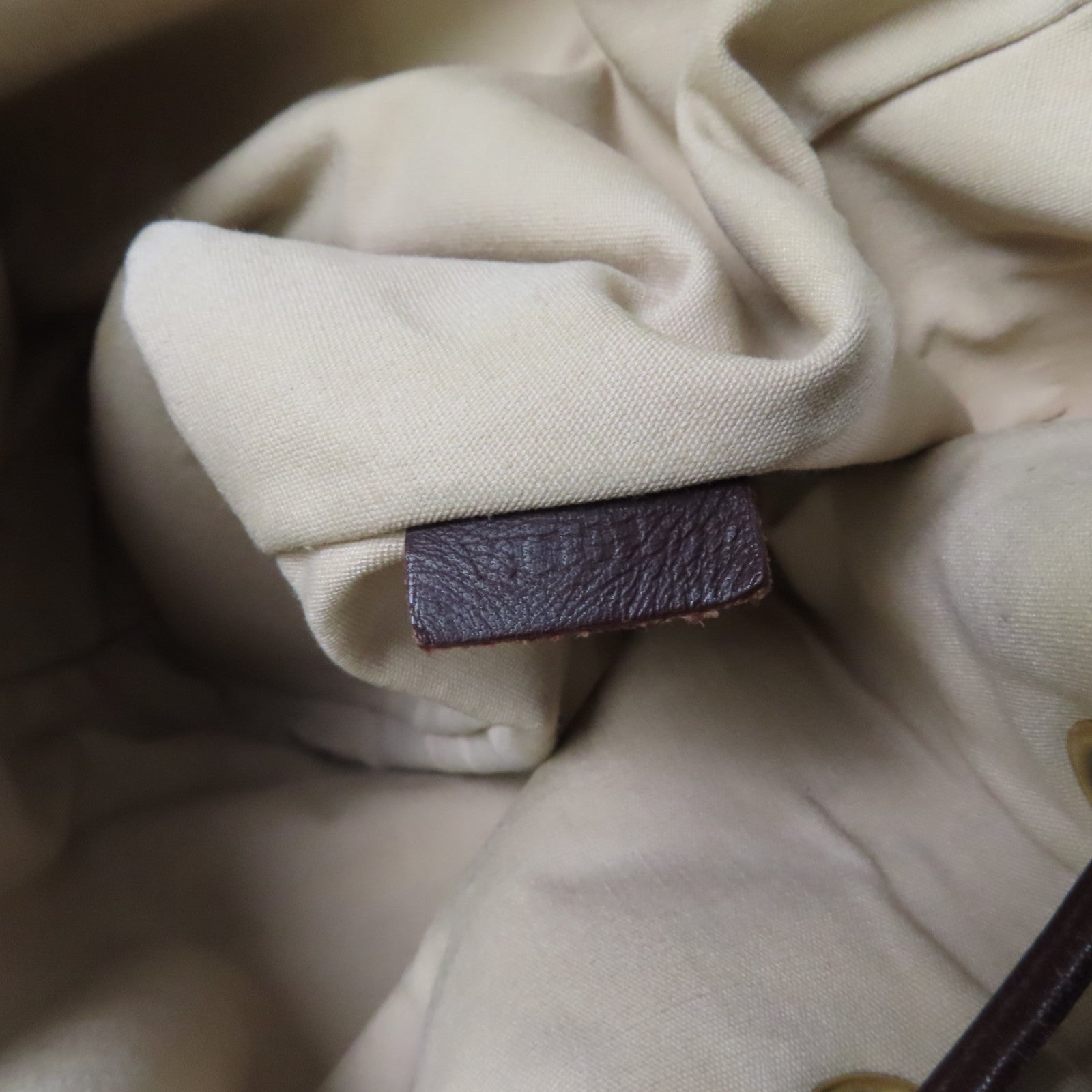 LOUIS VUITTON Monogram Mini Lin金扣Noelie肩背袋紅色