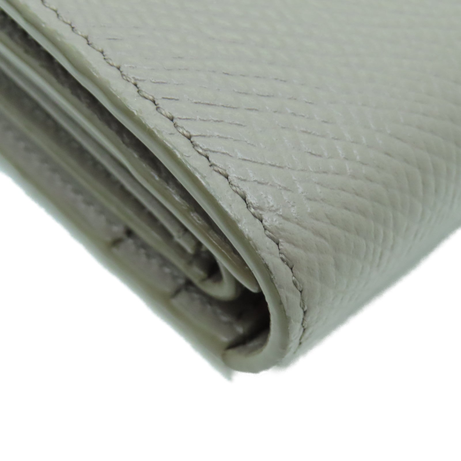 CELINE 【激減優惠】牛皮皮革Fold Wallet金扣錢包灰色