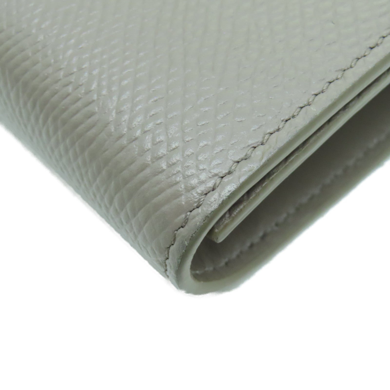 CELINE 【激減優惠】牛皮皮革Fold Wallet金扣錢包灰色