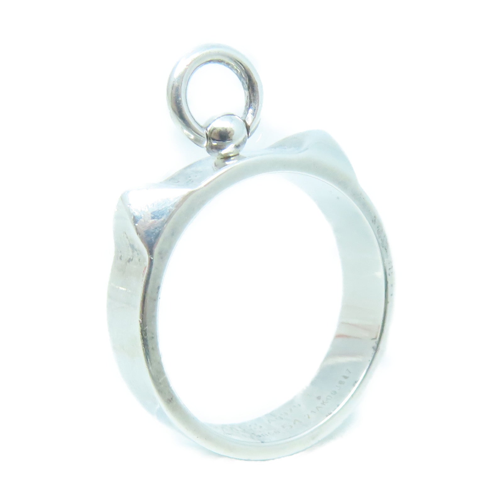 HERMES 【激減優惠】925純銀Collier De Chien戒指US#7/Hermes#54