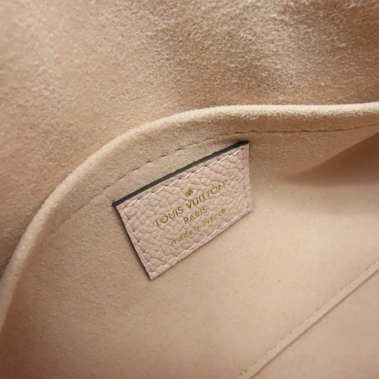 LOUIS VUITTON Monogram Empreinte Papillon BB 2Way Shoulder Bag手挽肩背兩用袋粉紅色