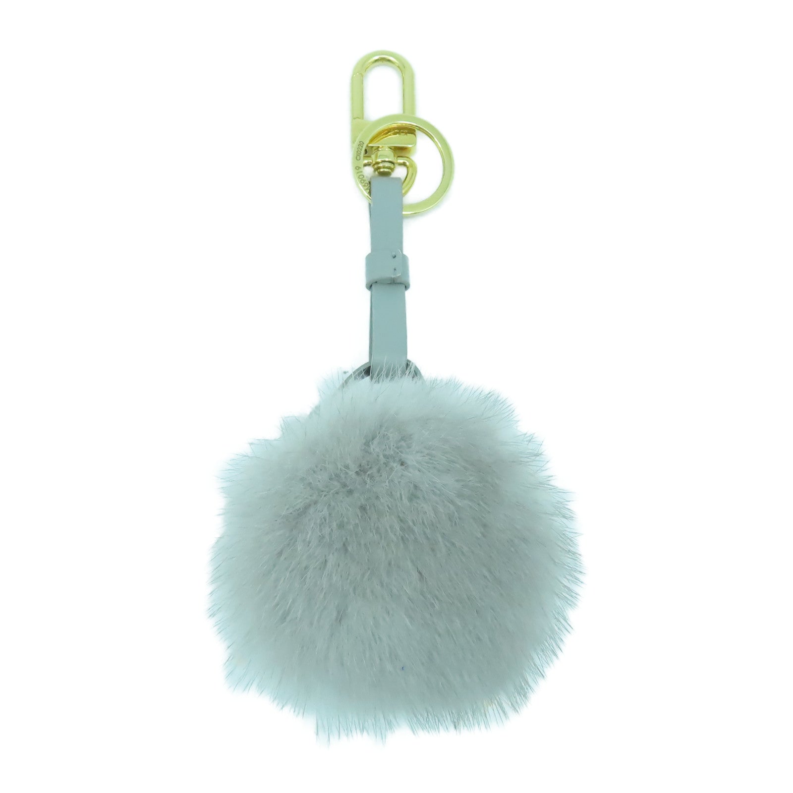 LOUIS VUITTON 皮革/皮草Key Ring/Charm金扣鑰匙圈/掛飾灰色