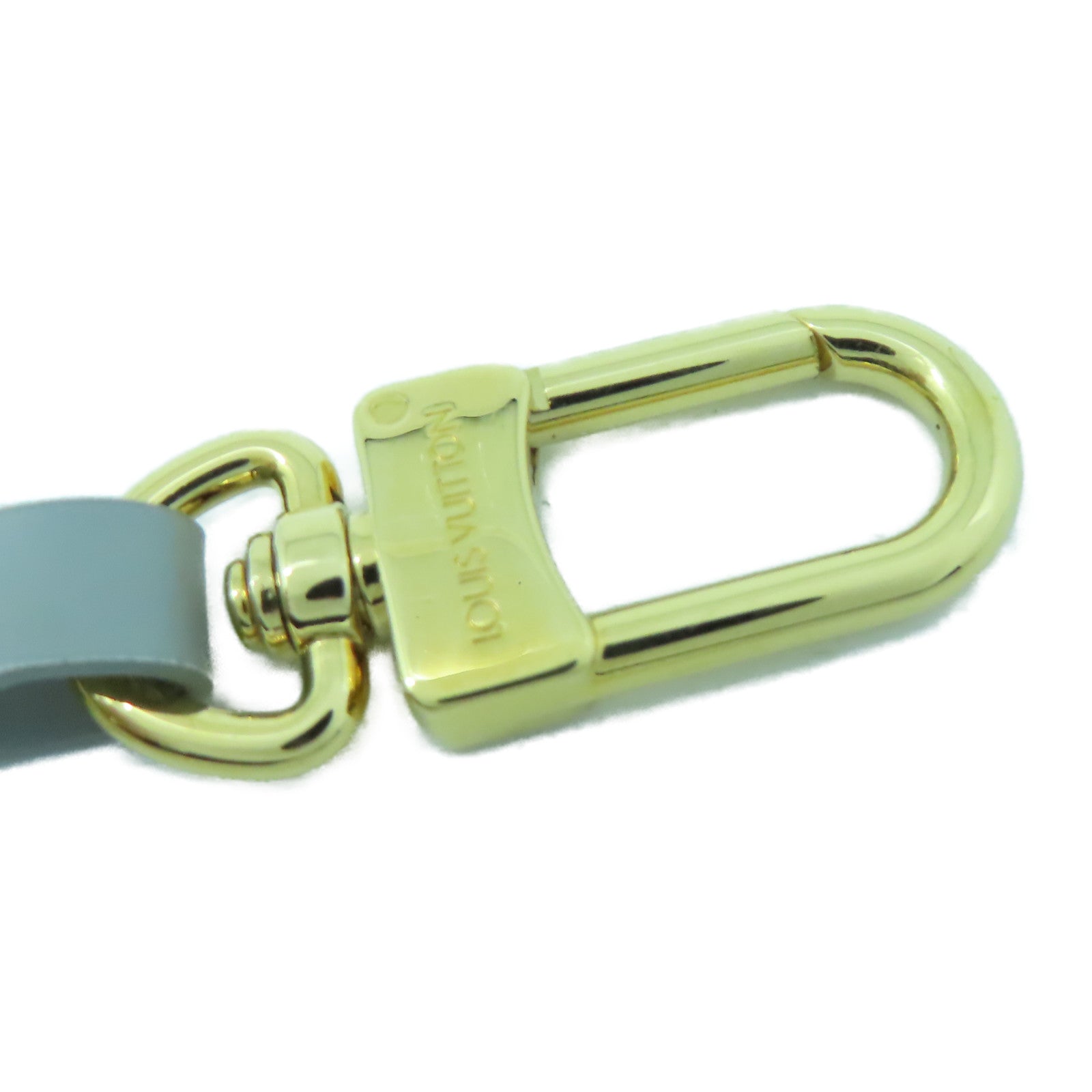 LOUIS VUITTON 皮革/皮草Key Ring/Charm金扣鑰匙圈/掛飾灰色