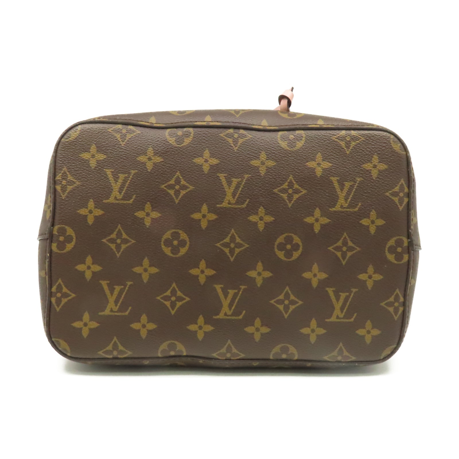 LOUIS VUITTON Monogram NeoNoe MM Shoulder Bag肩背袋啡色/粉紅色